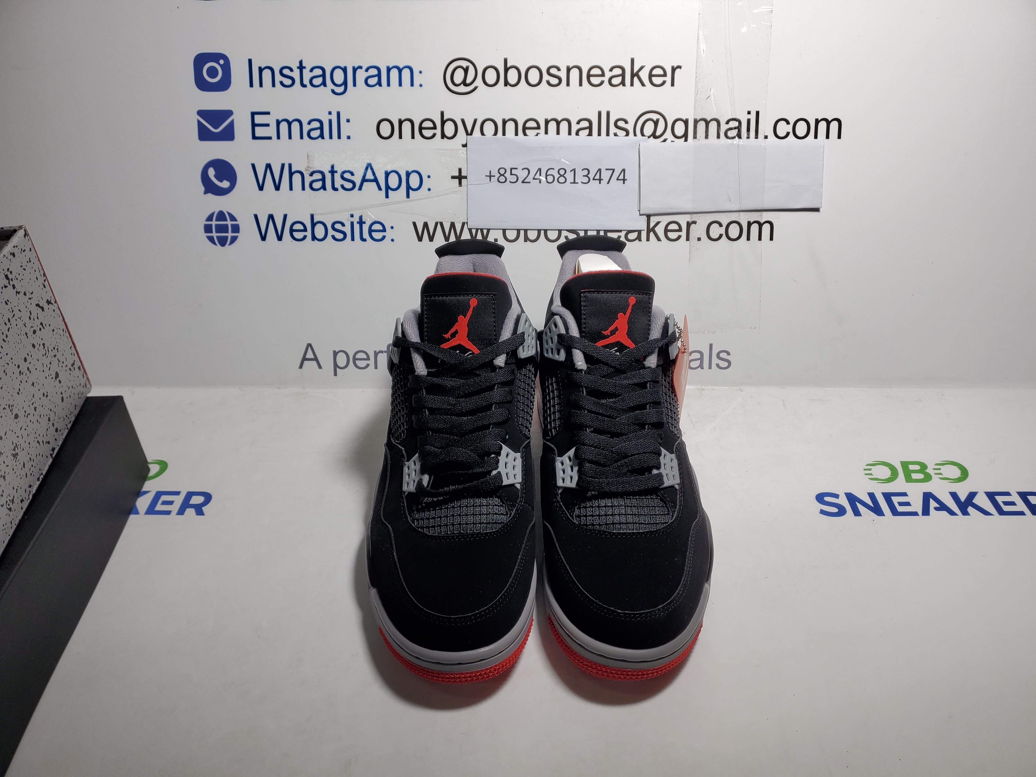 TOP Version Air Jordan 4 Retro Bred 308497-060 review Obosneaker 03