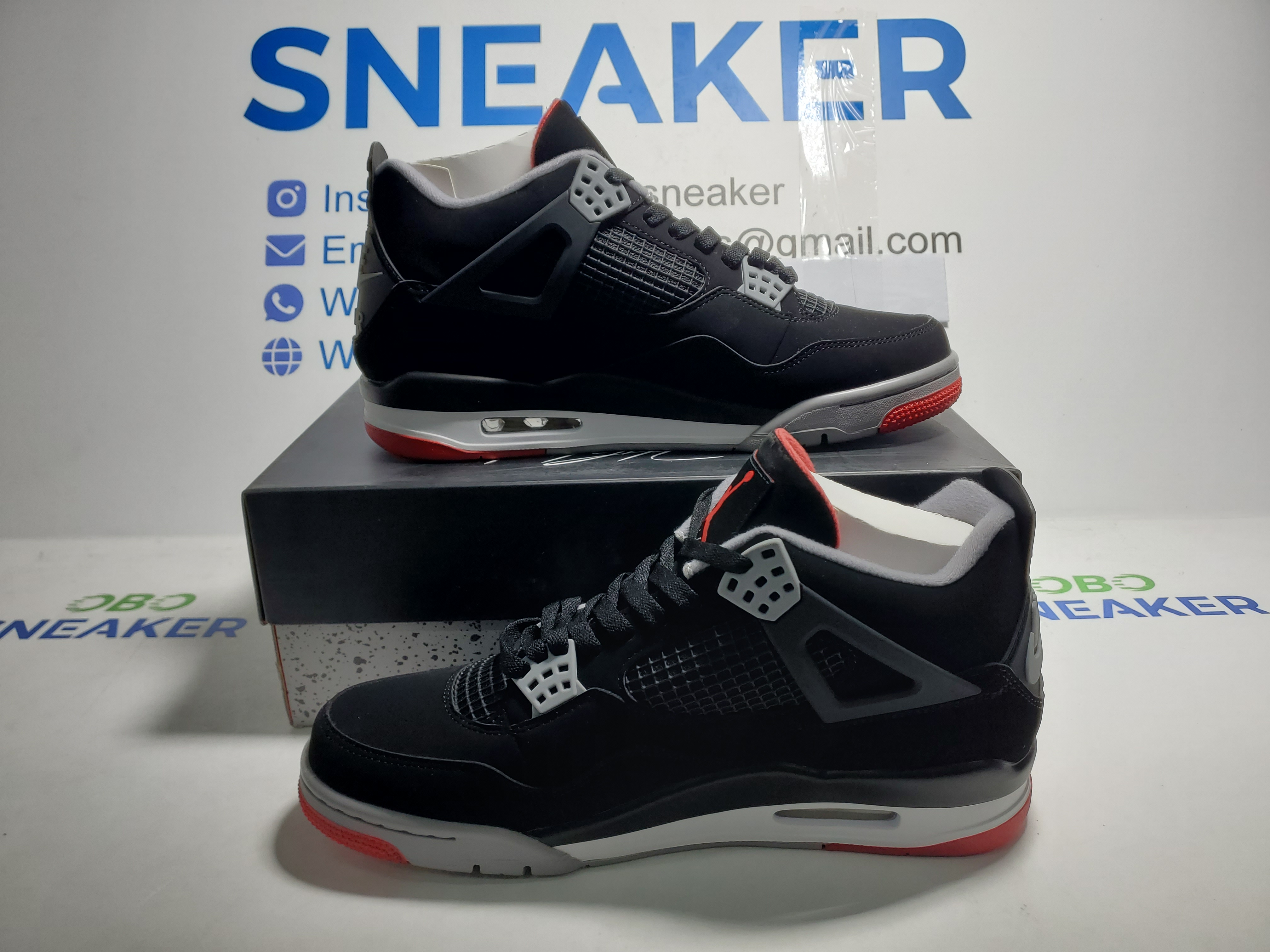 TOP Version Air Jordan 4 Retro Bred 308497-060 review Obosneaker 05