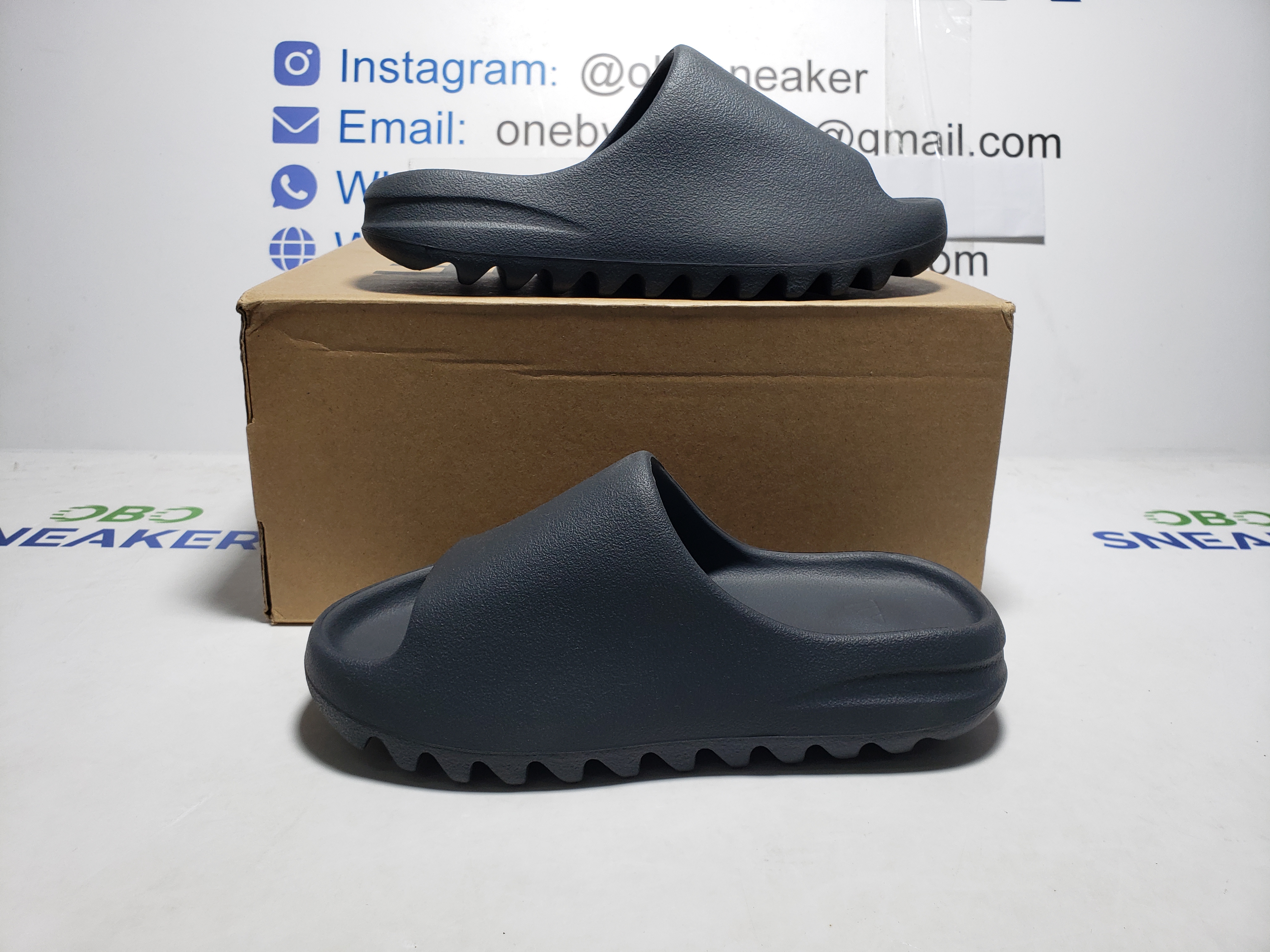 Adidas Yeezy Slide Slate Grey (2022/2024) ID2350 review Obosneaker 05