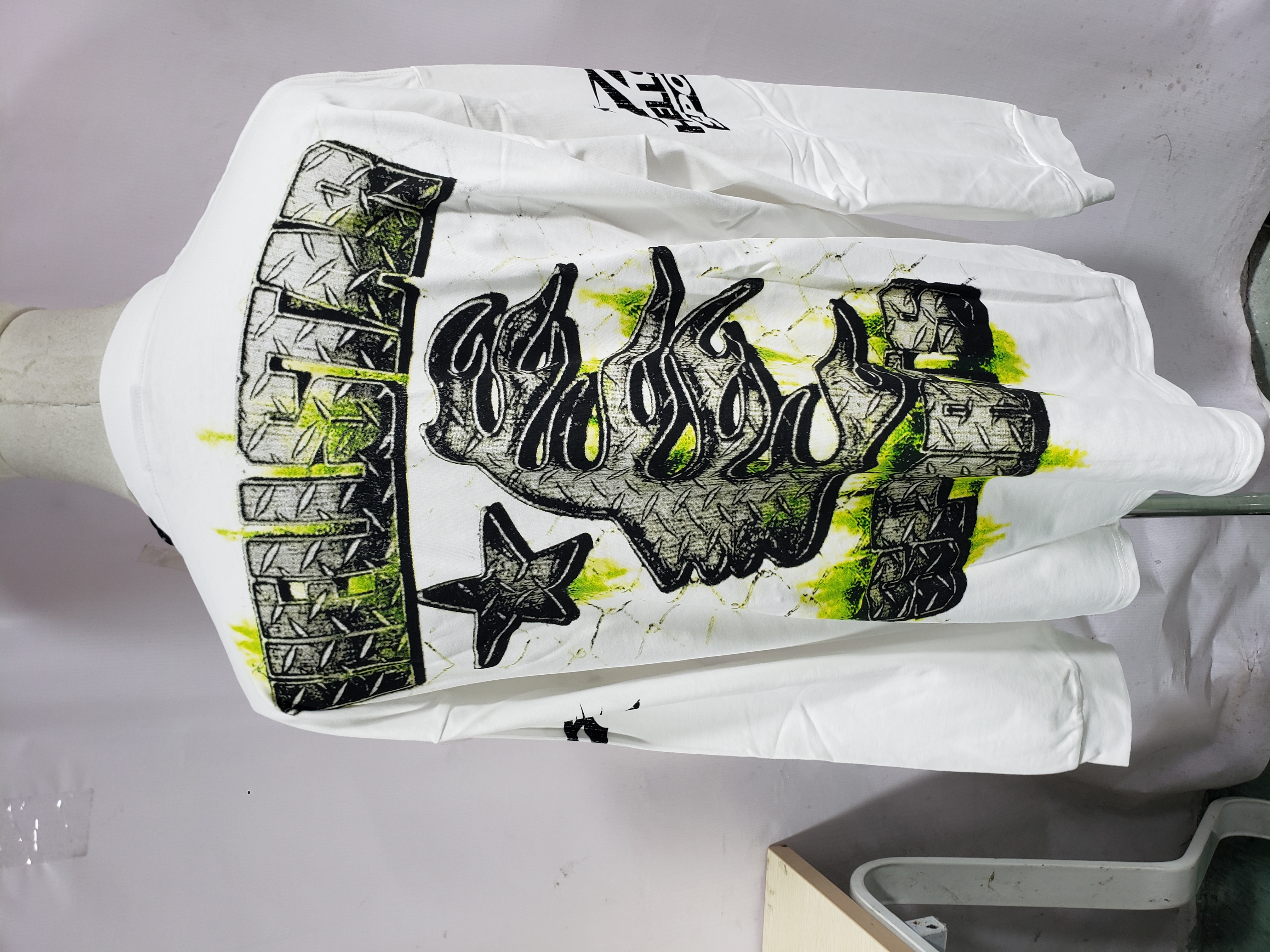 Hellstar ‘War Ready’ Long-Sleeve T-Shirt D3235 Black/White review Obosneaker 06