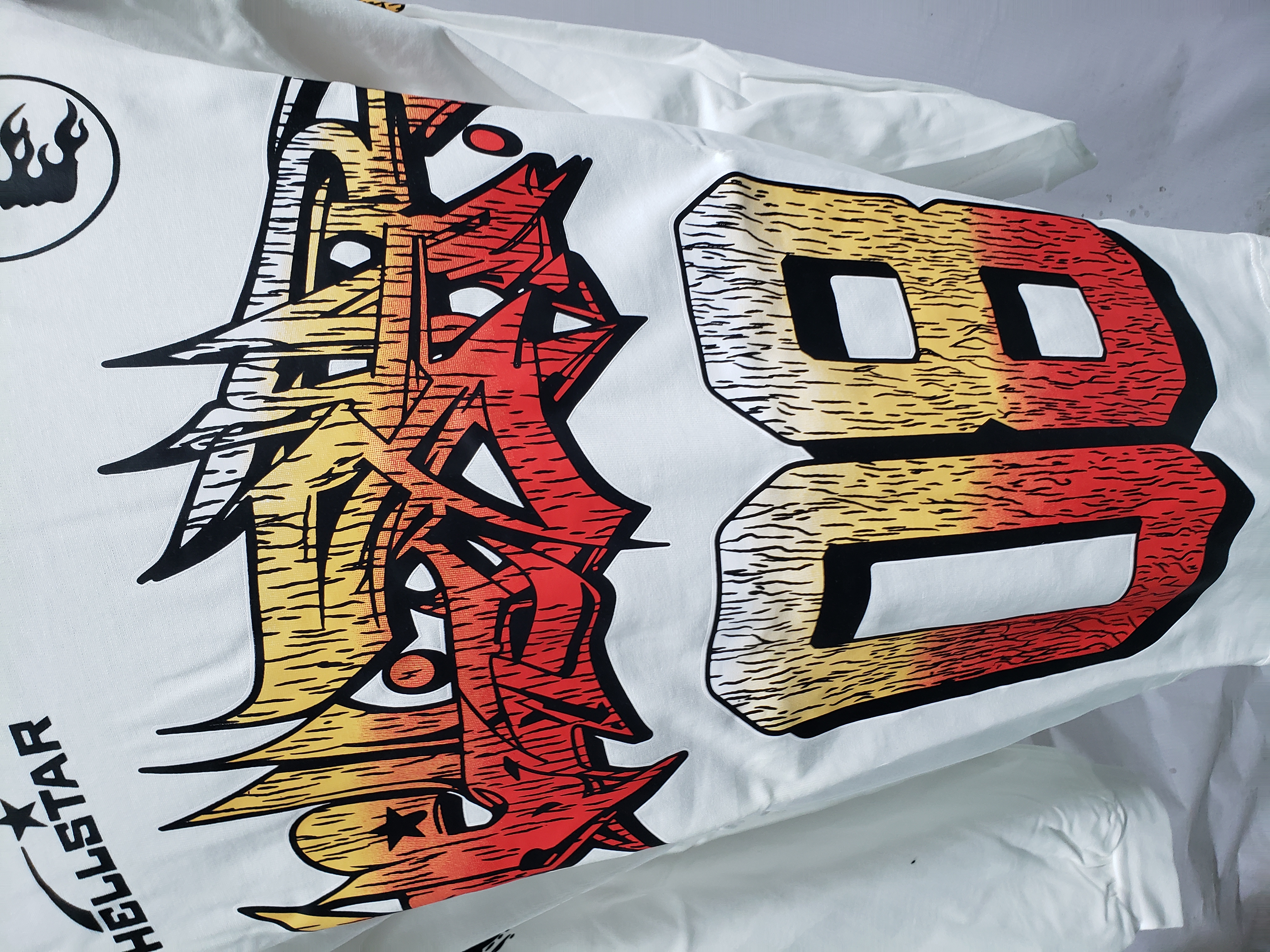 Hellstar ‘08’ Long-Sleeve T-Shirt D3231 Black/White review Obosneaker 02