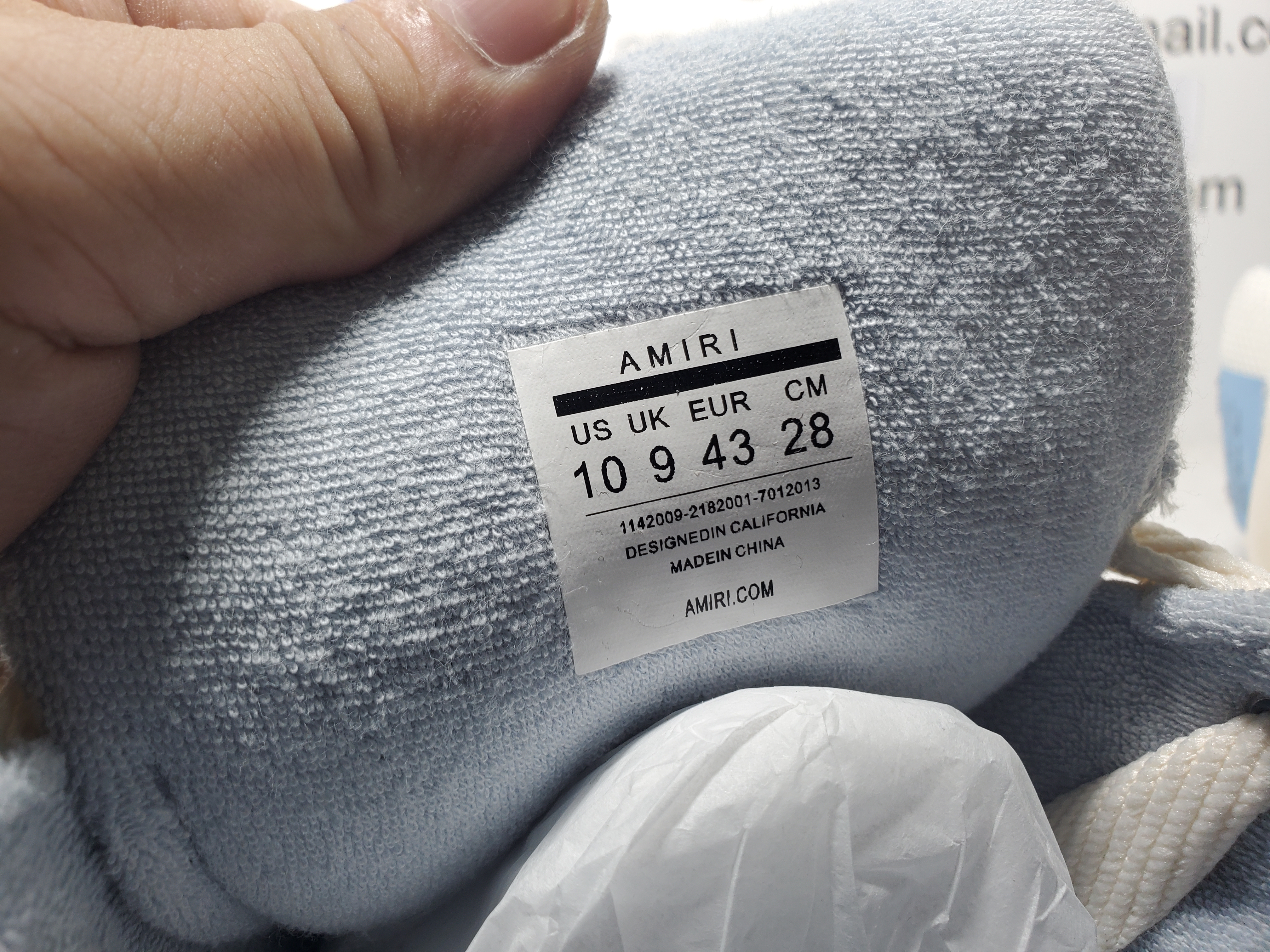 AMIRI MA-1 White Blue SS23MFS012-123 review Obosneaker 05