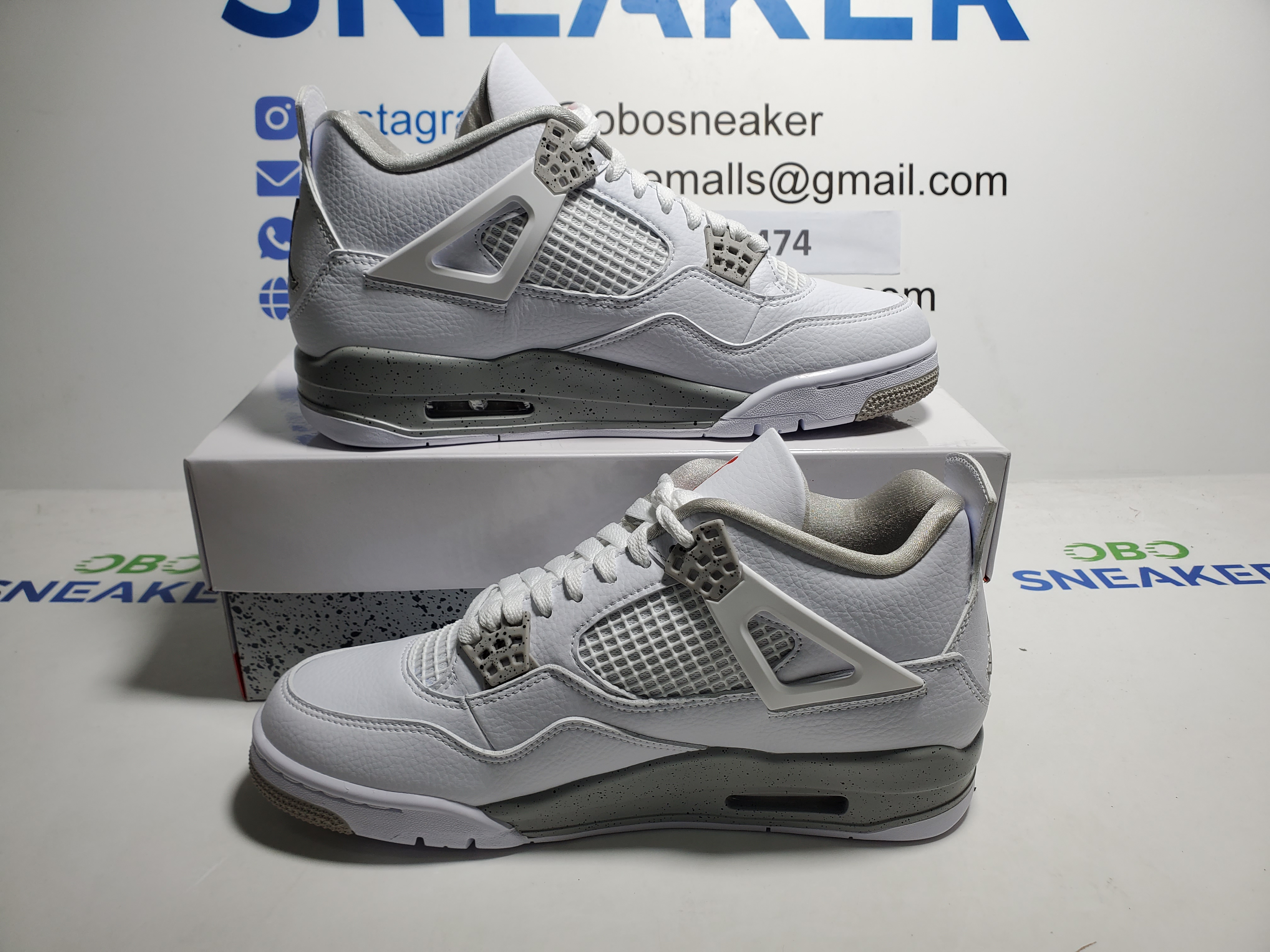 TOP Version Air Jordan 4 Retro White Oreo CT8527-100 review Obosneaker 00