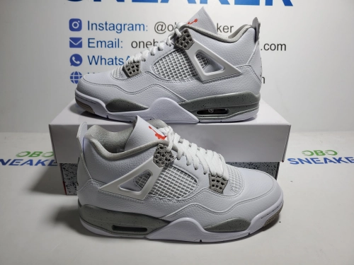【Special Sale】Top Version  Air Jordan 4 Retro White Oreo CT8527-100 review 