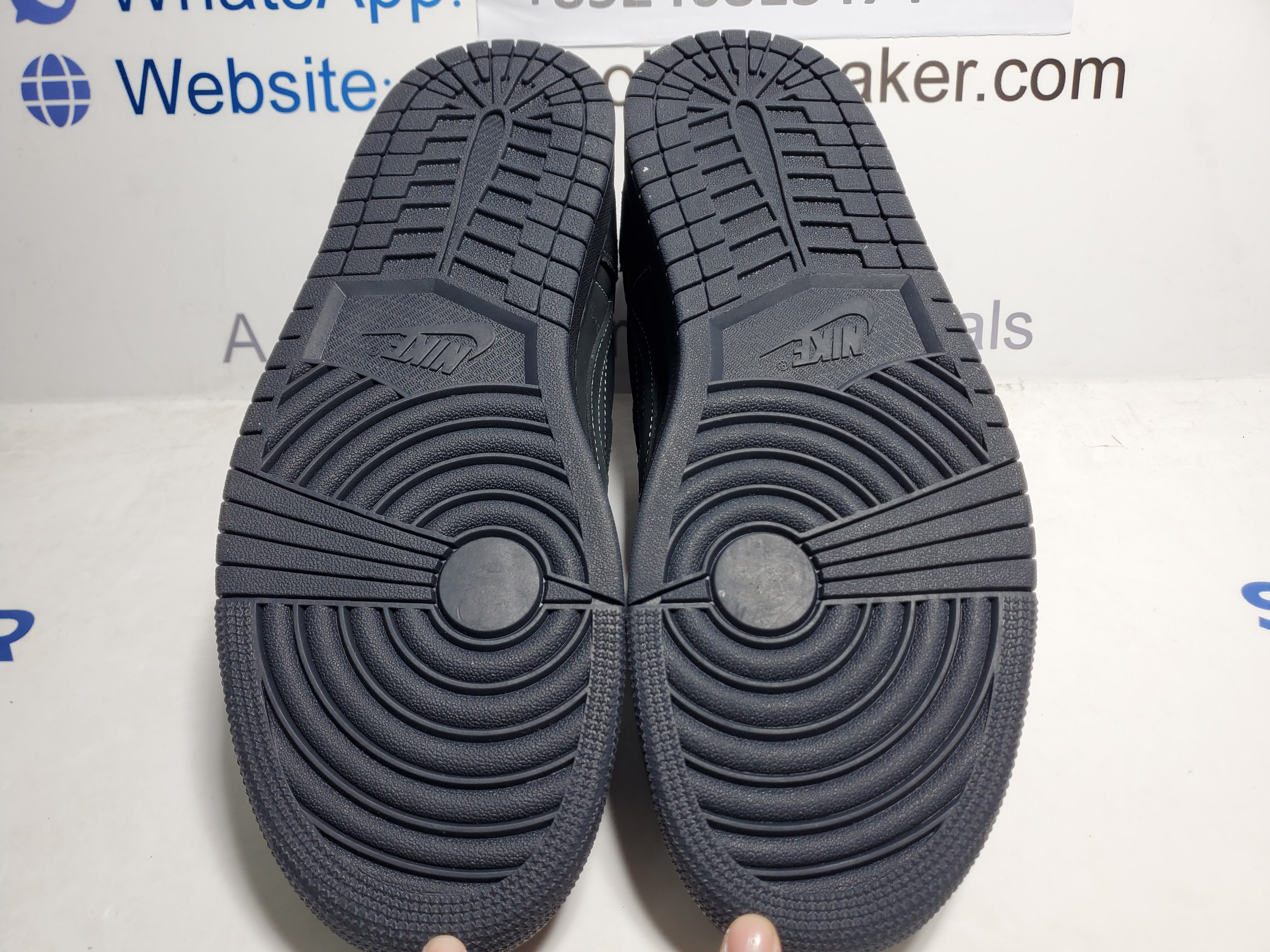 TOP Version Travis Scott x Air Jordan 1 Low OG SP Black Phantom DM7866-001 review Obosneaker 03