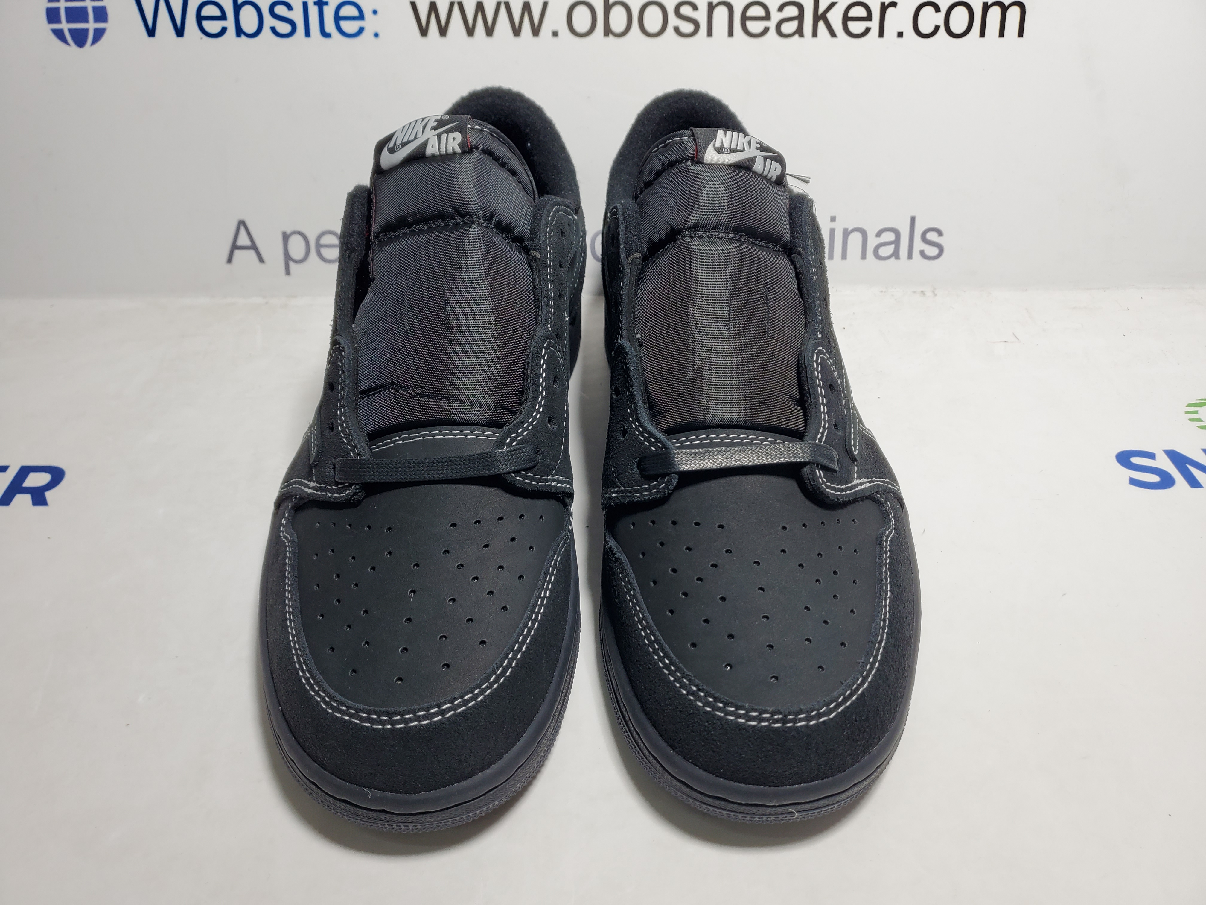 TOP Version Travis Scott x Air Jordan 1 Low OG SP Black Phantom DM7866-001 review Obosneaker 00