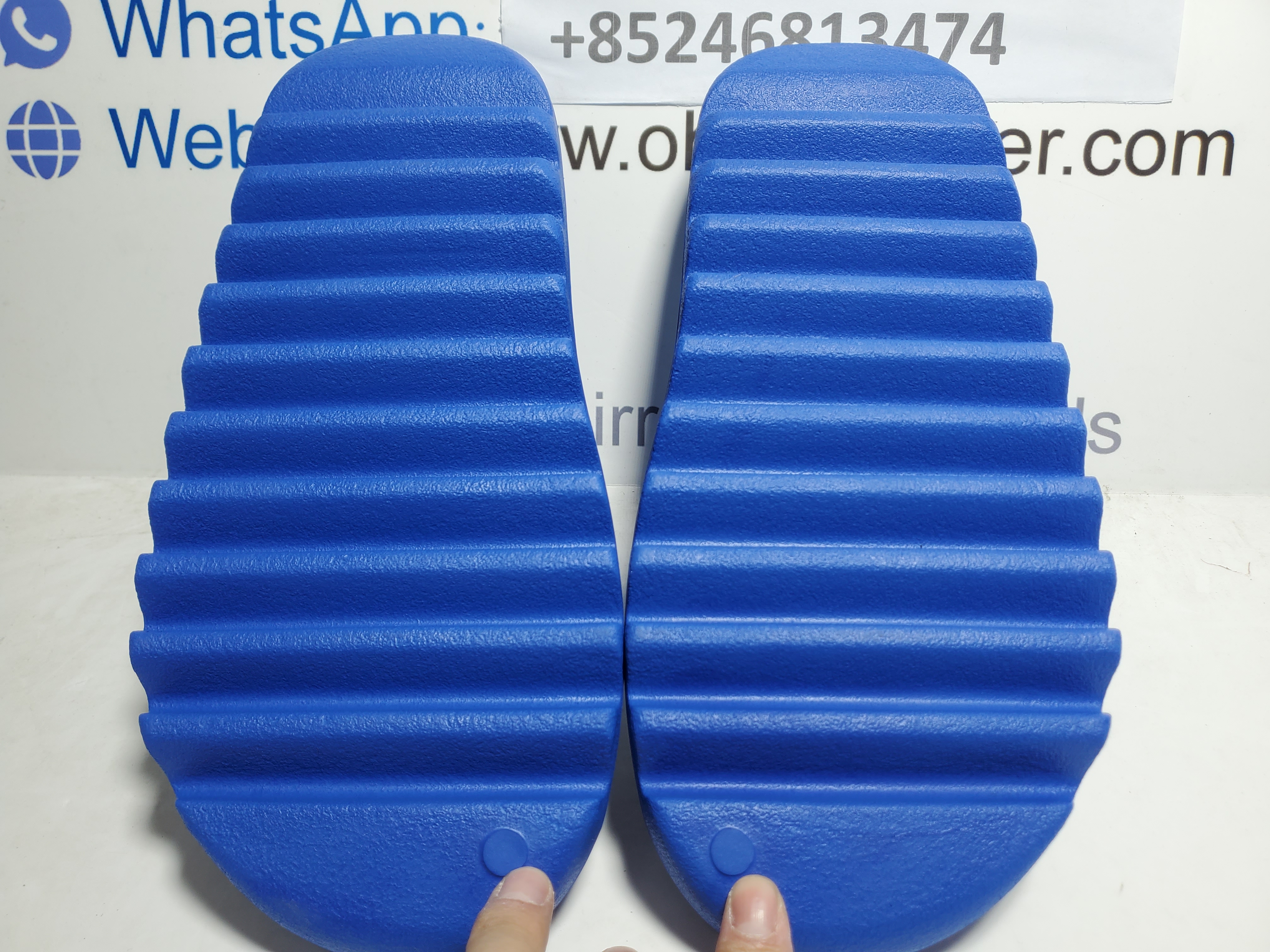 Adidas Yeezy Slide Azure ID4133 review Obosneaker 03