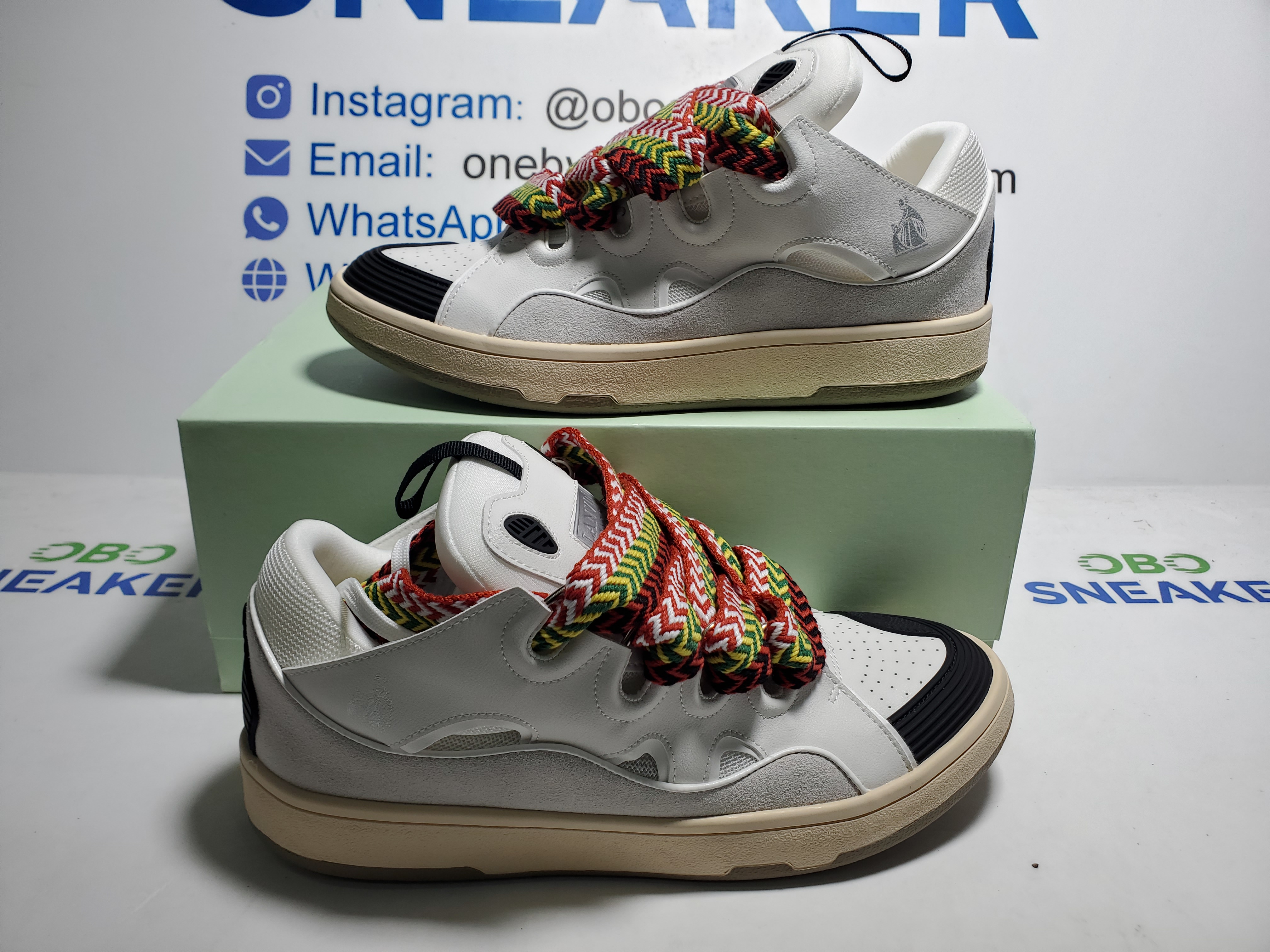 LANVIN White White And Black review Obosneaker 04