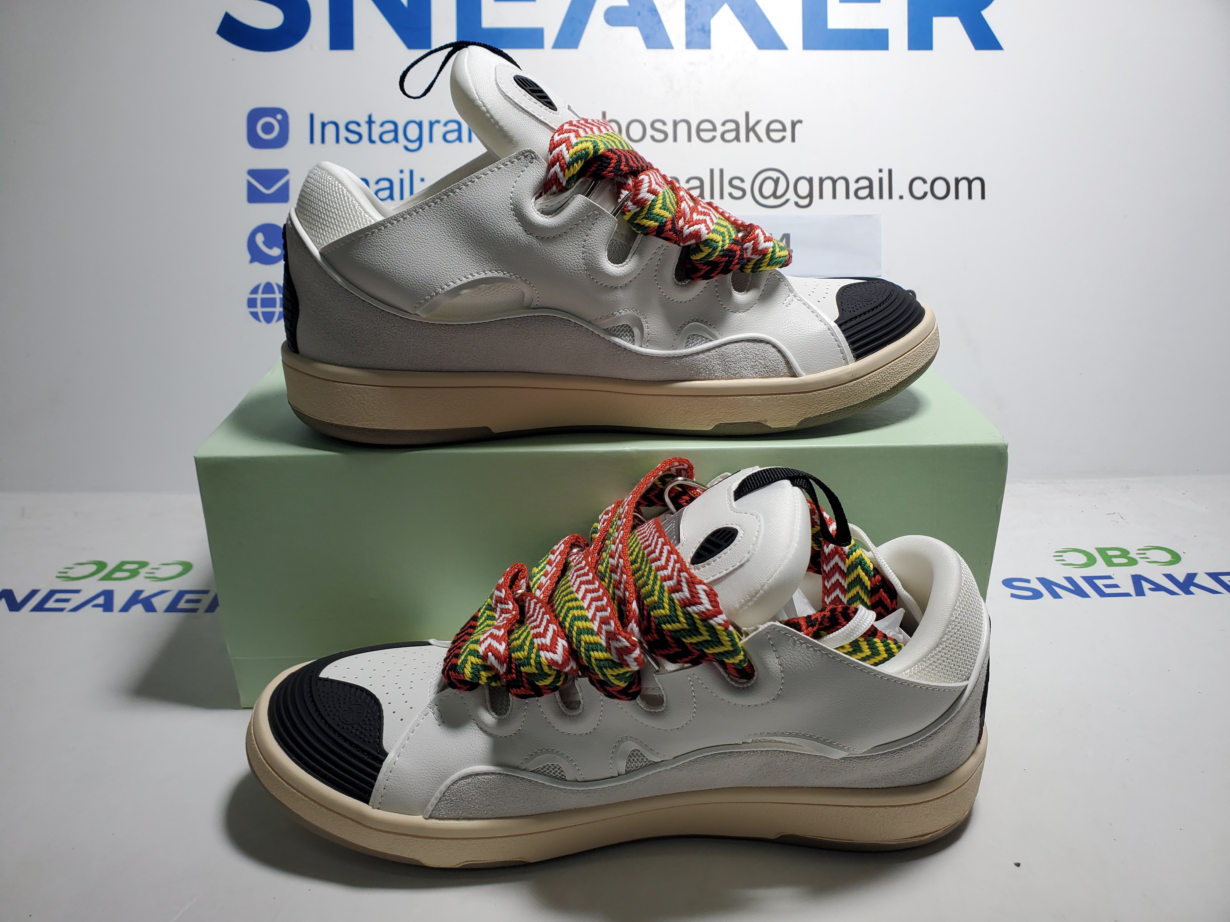 LANVIN White White And Black review Obosneaker 05