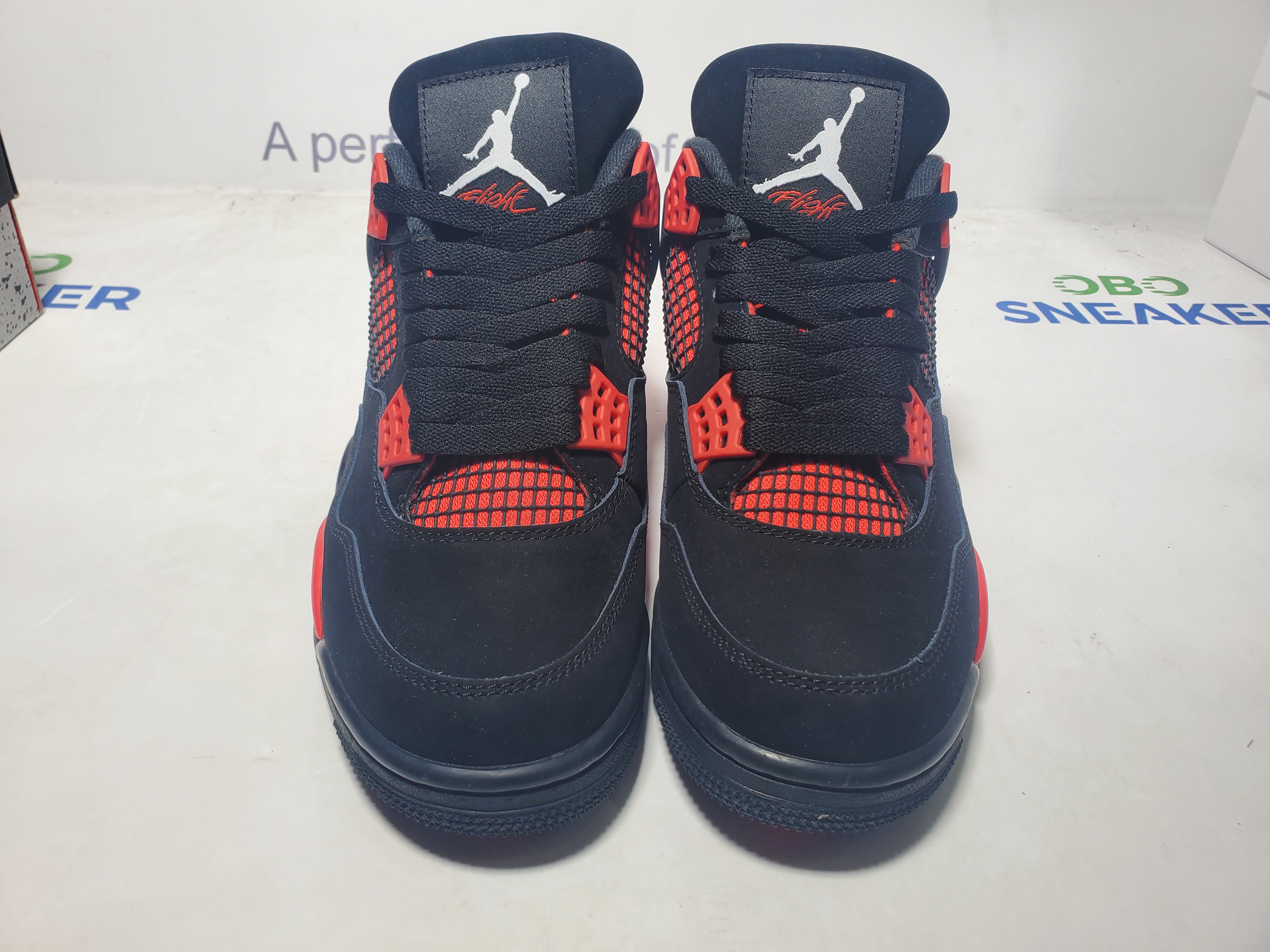 【Black 5 Sale】Top Version  Air Jordan 4 Retro Red Thunder CT8527-016 review Obosneaker 03