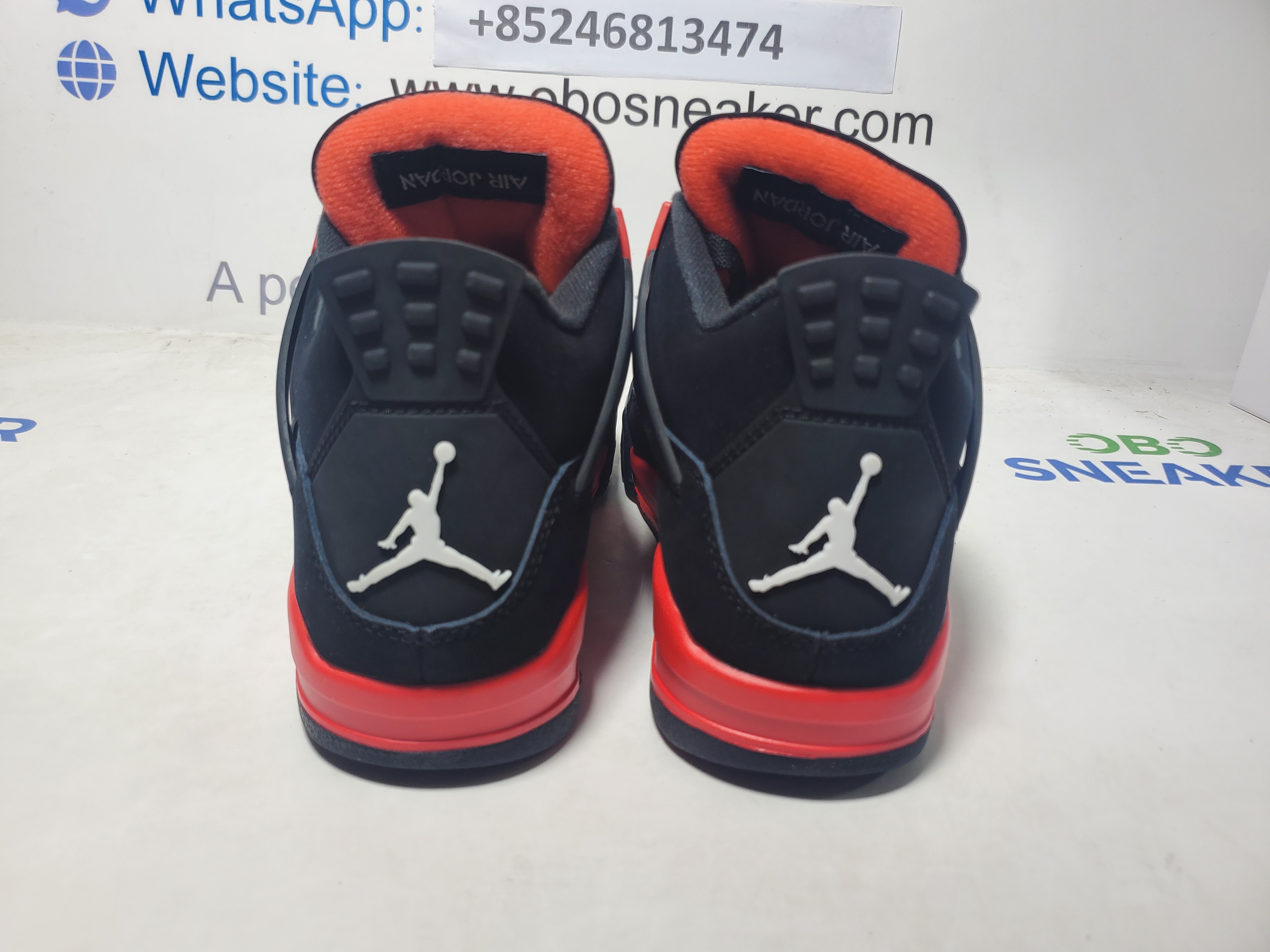 【Black 5 Sale】Top Version  Air Jordan 4 Retro Red Thunder CT8527-016 review Obosneaker 02