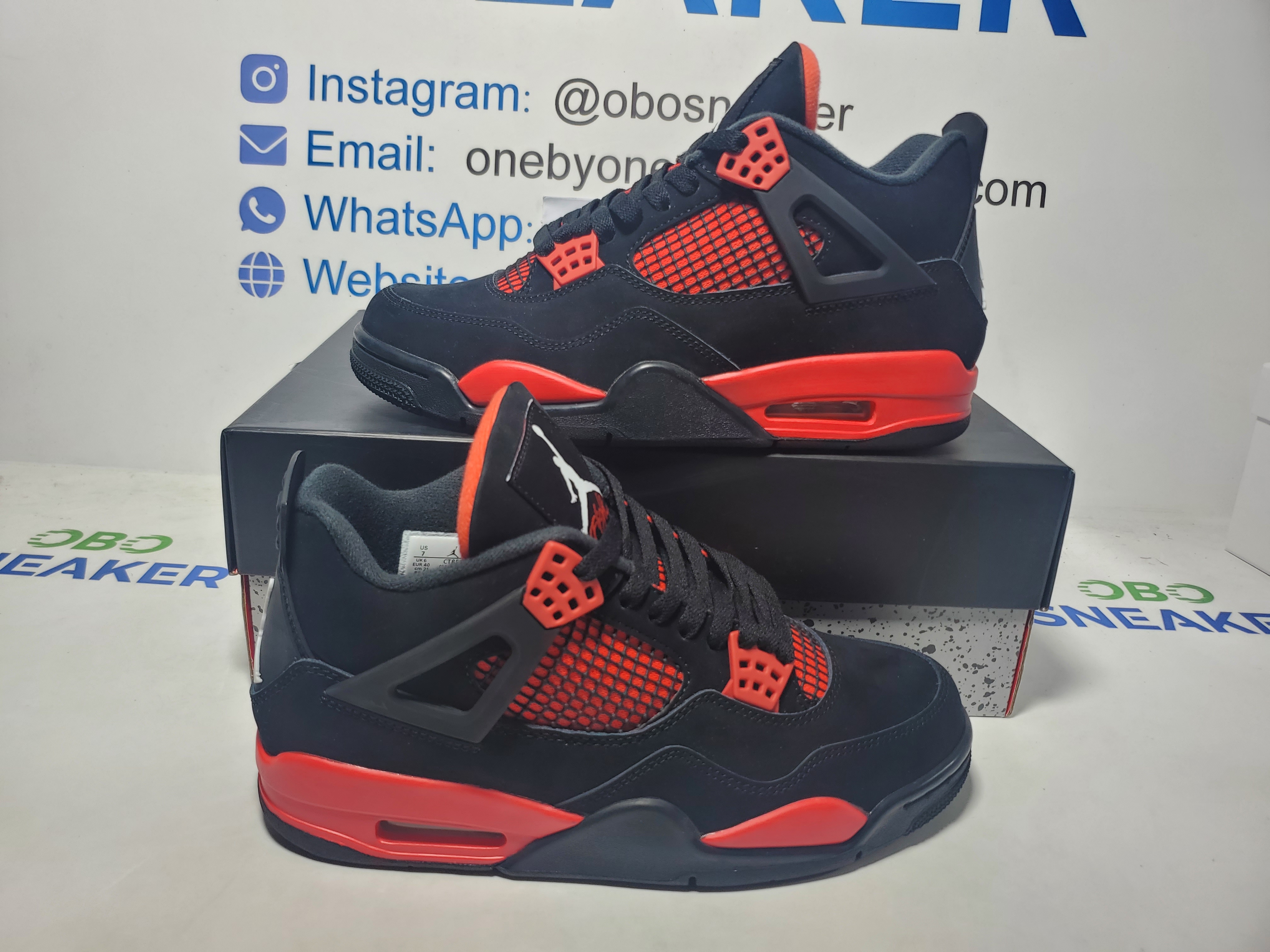 【Black 5 Sale】Top Version  Air Jordan 4 Retro Red Thunder CT8527-016 review Obosneaker 00