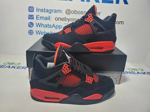 【Black 5 Sale】Top Version  Air Jordan 4 Retro Red Thunder CT8527-016 review 