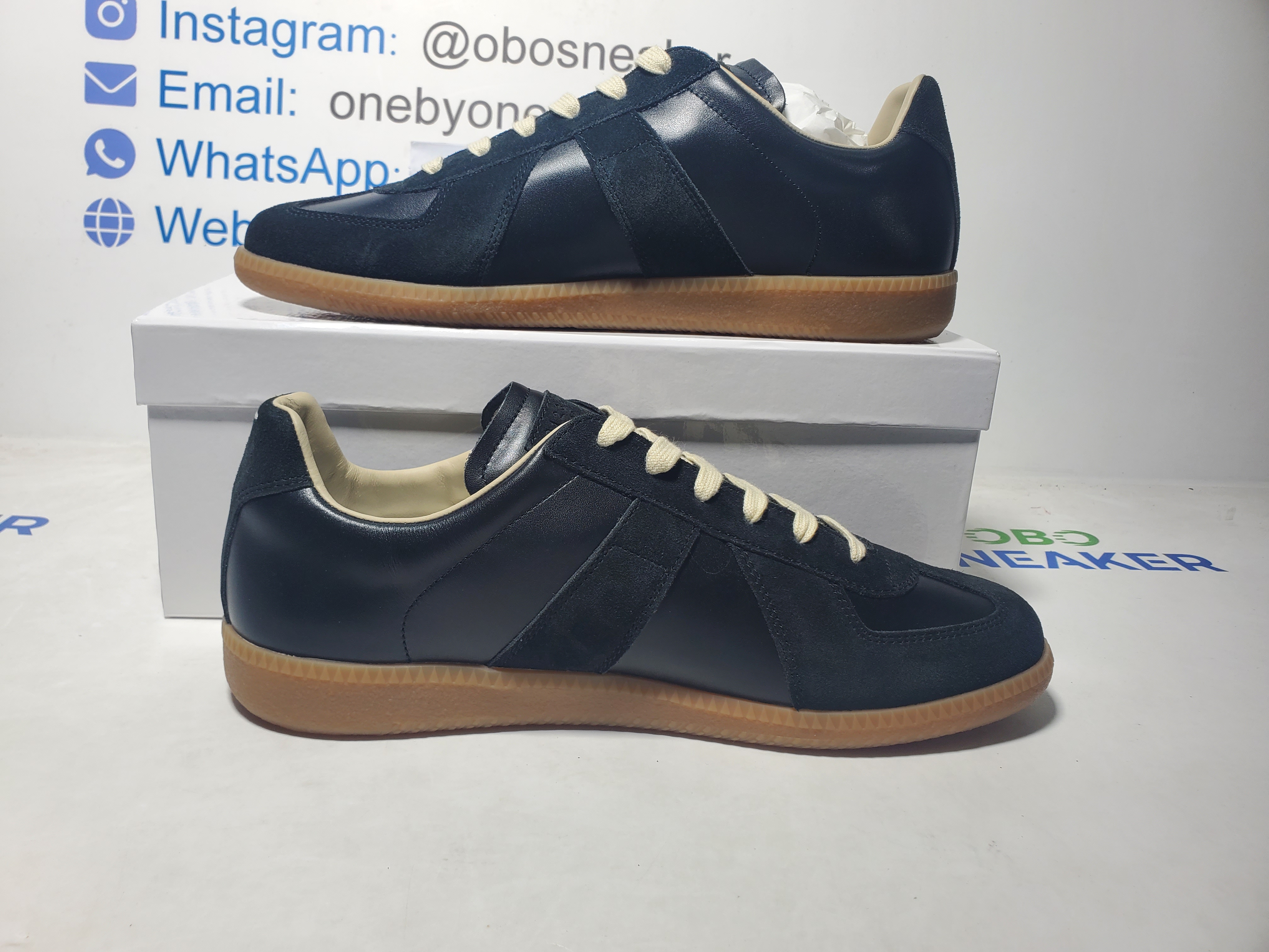 Maison Margiela Replica German Army Trainer (GATs) Black Gum S57WS0236P1897900 review Obosneaker 00
