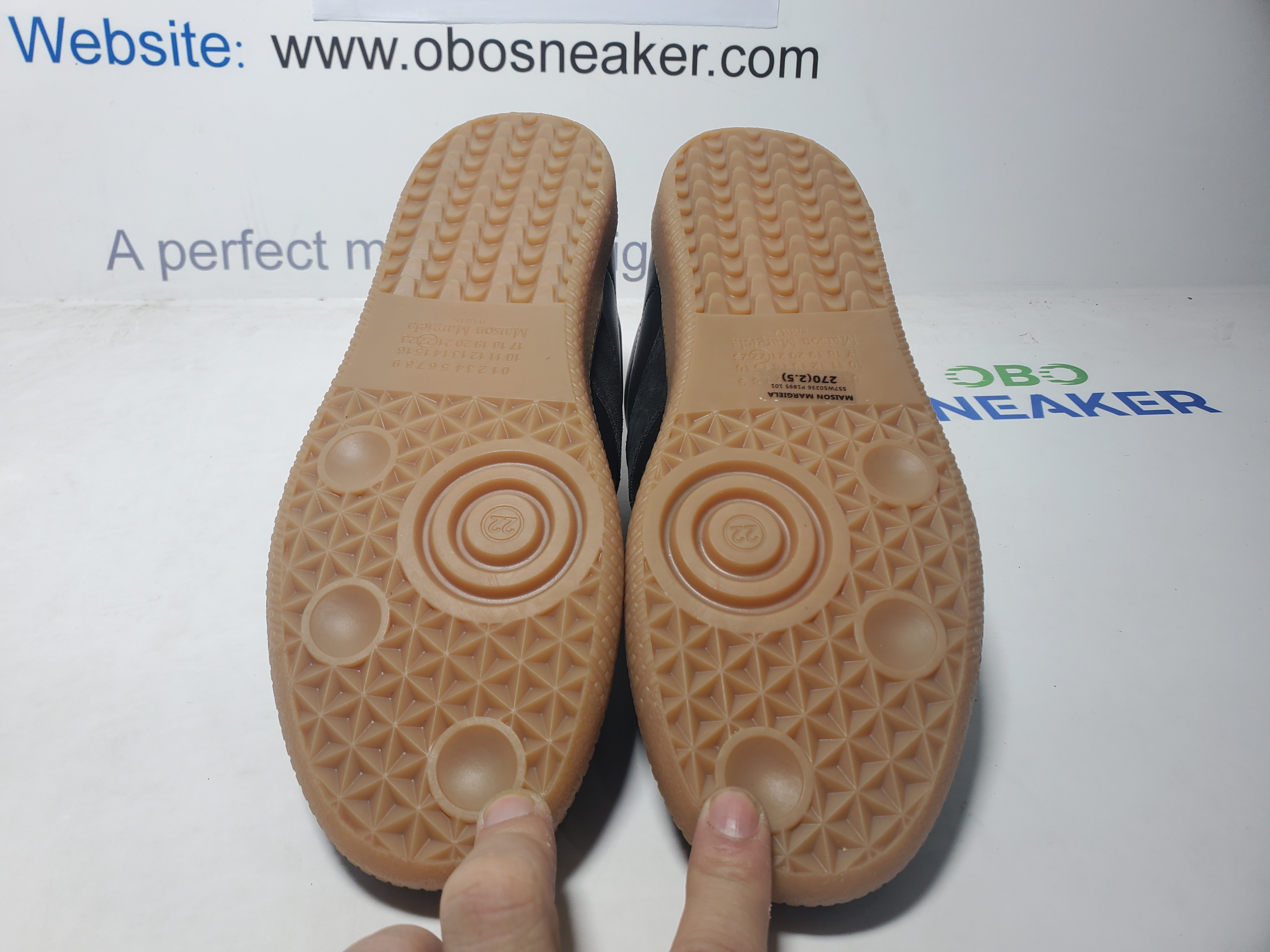 Maison Margiela Replica German Army Trainer (GATs) Black Gum S57WS0236P1897900 review Obosneaker 04