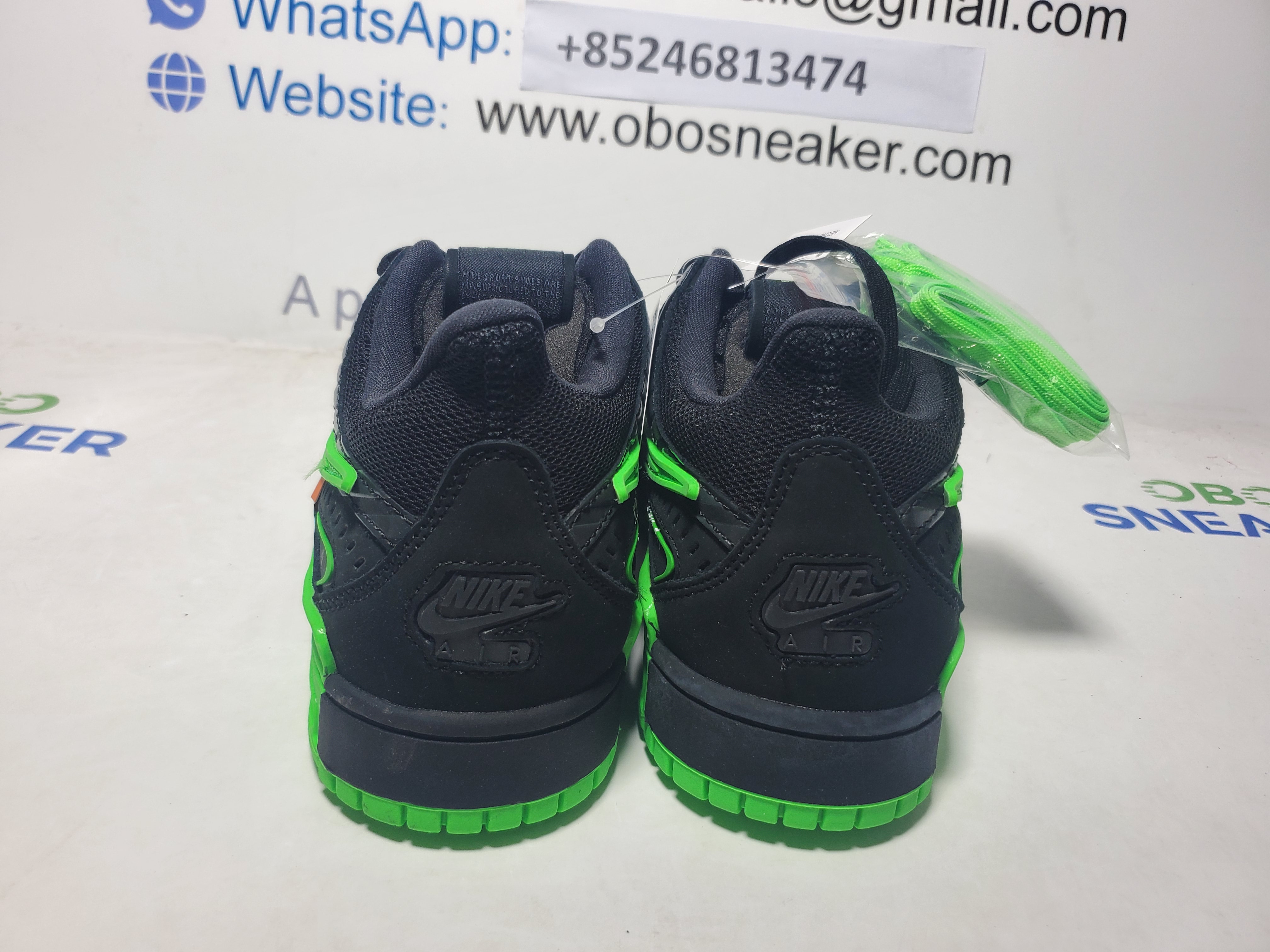 Top Version Nike Air Rubber Dunk Off-White Green Strike CU6015-001 review Obosneaker 02