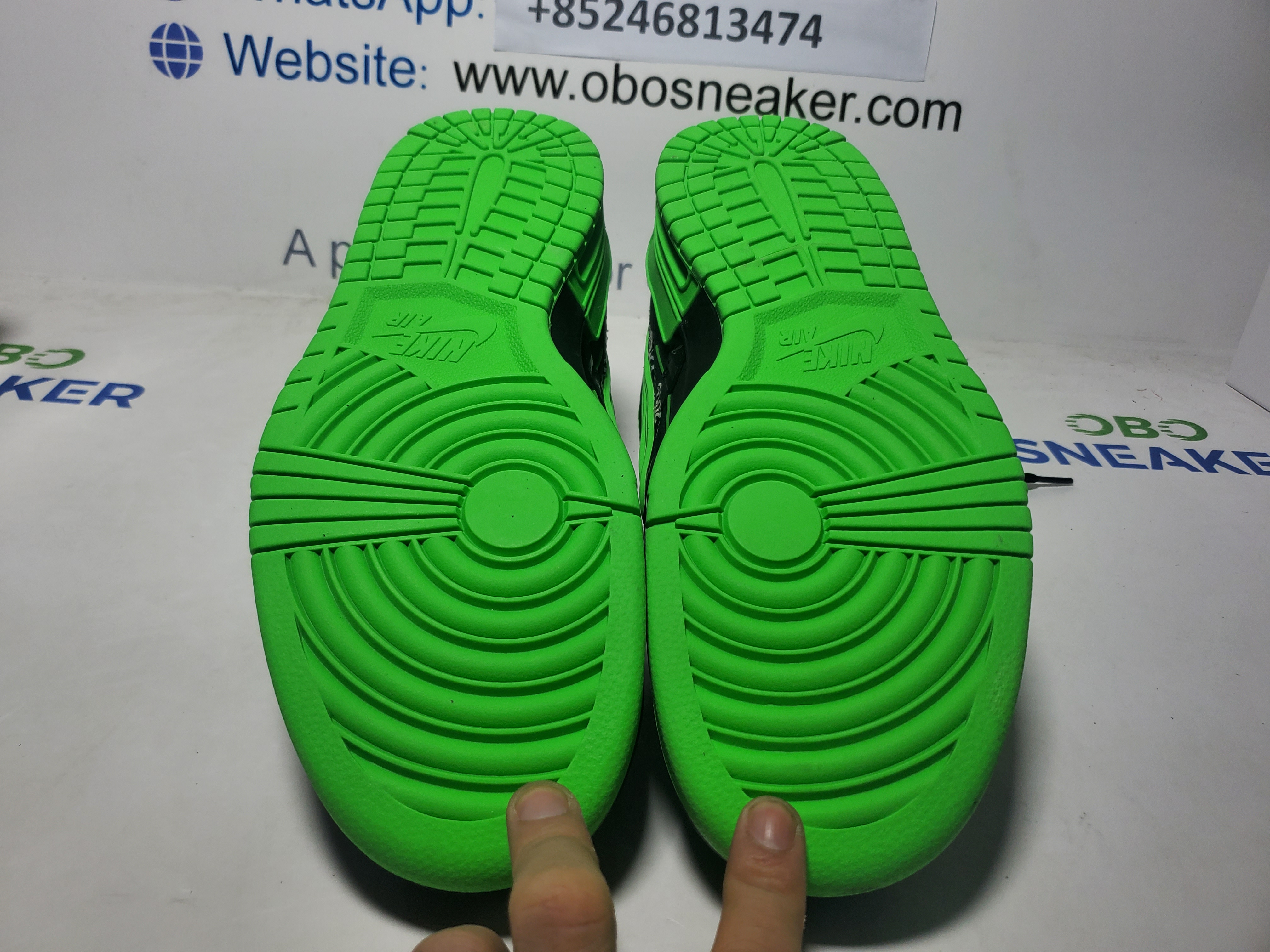 Top Version Nike Air Rubber Dunk Off-White Green Strike CU6015-001 review Obosneaker 04