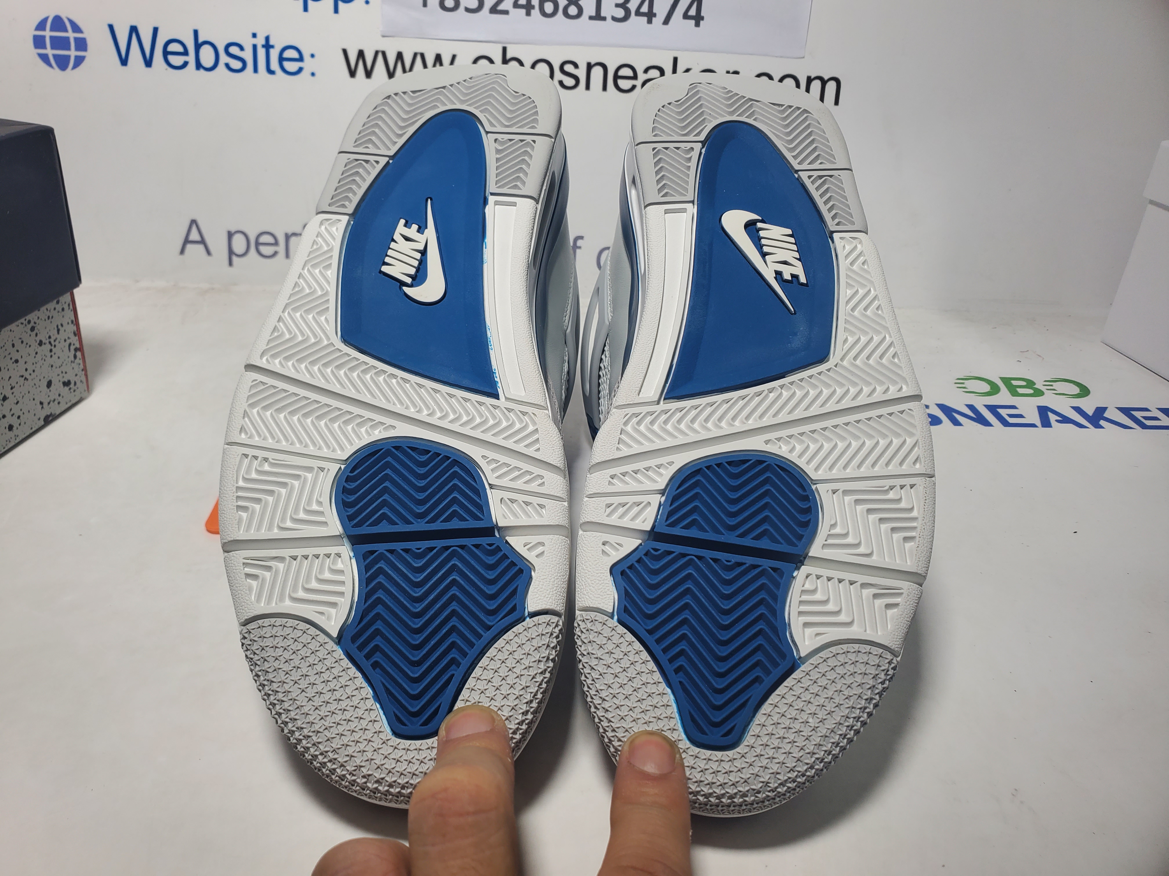 TOP Version Air Jordan 4 Military Blue FV5029-141 review Obosneaker 03