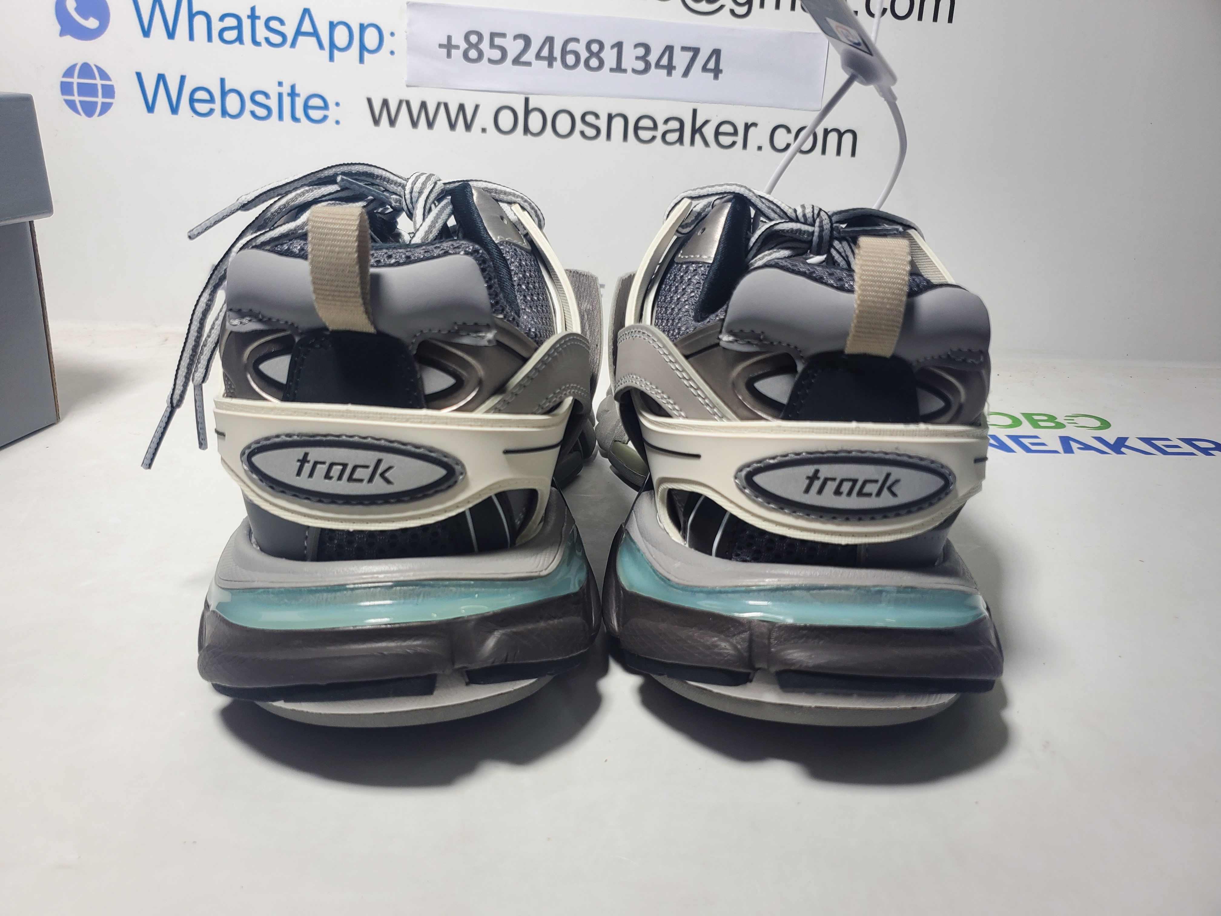 Balenciaga Track Sneaker Grey White Black review Obosneaker 02