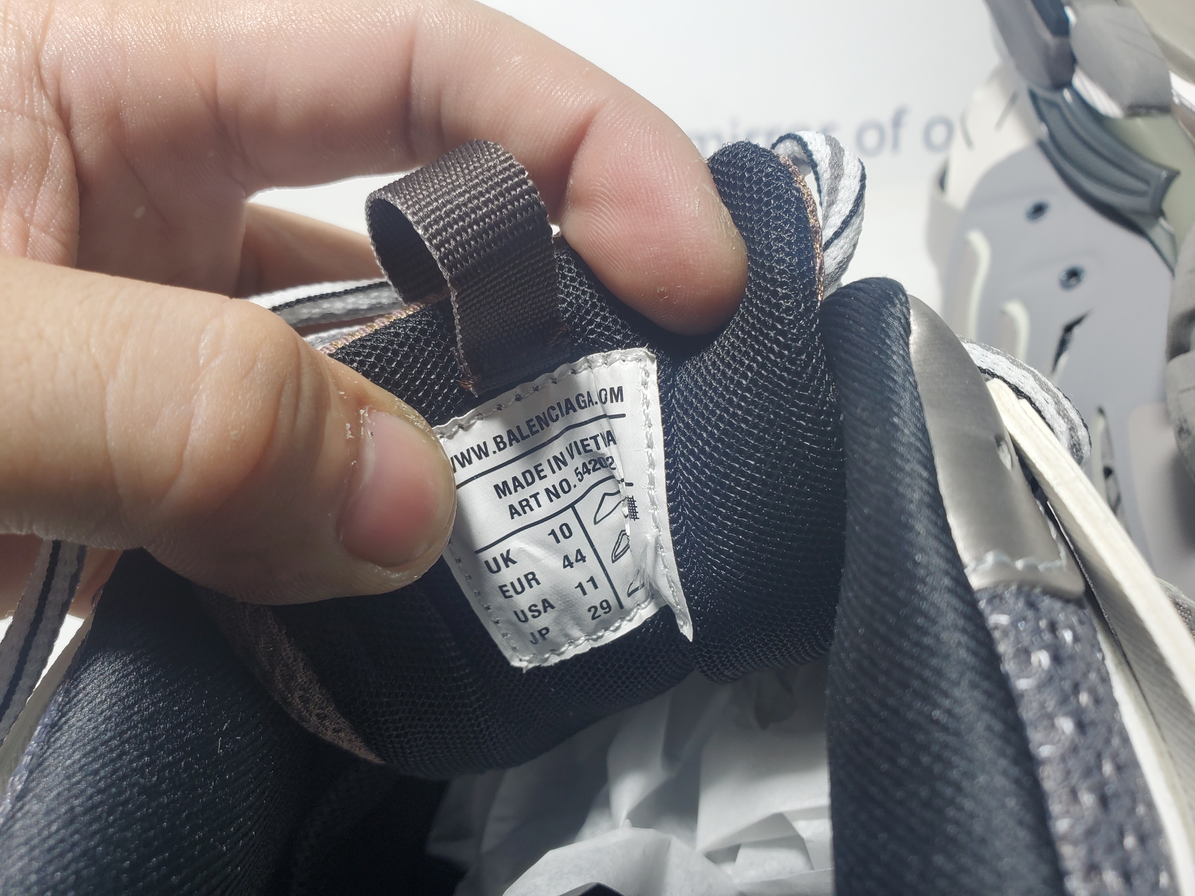 Balenciaga Track Sneaker Grey White Black review Obosneaker 05