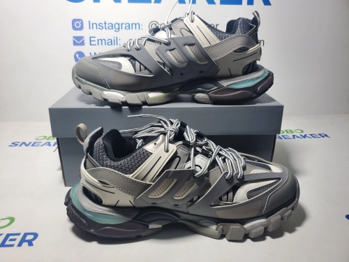 Balenciaga Track Sneaker Grey White Black（Without LED） review 