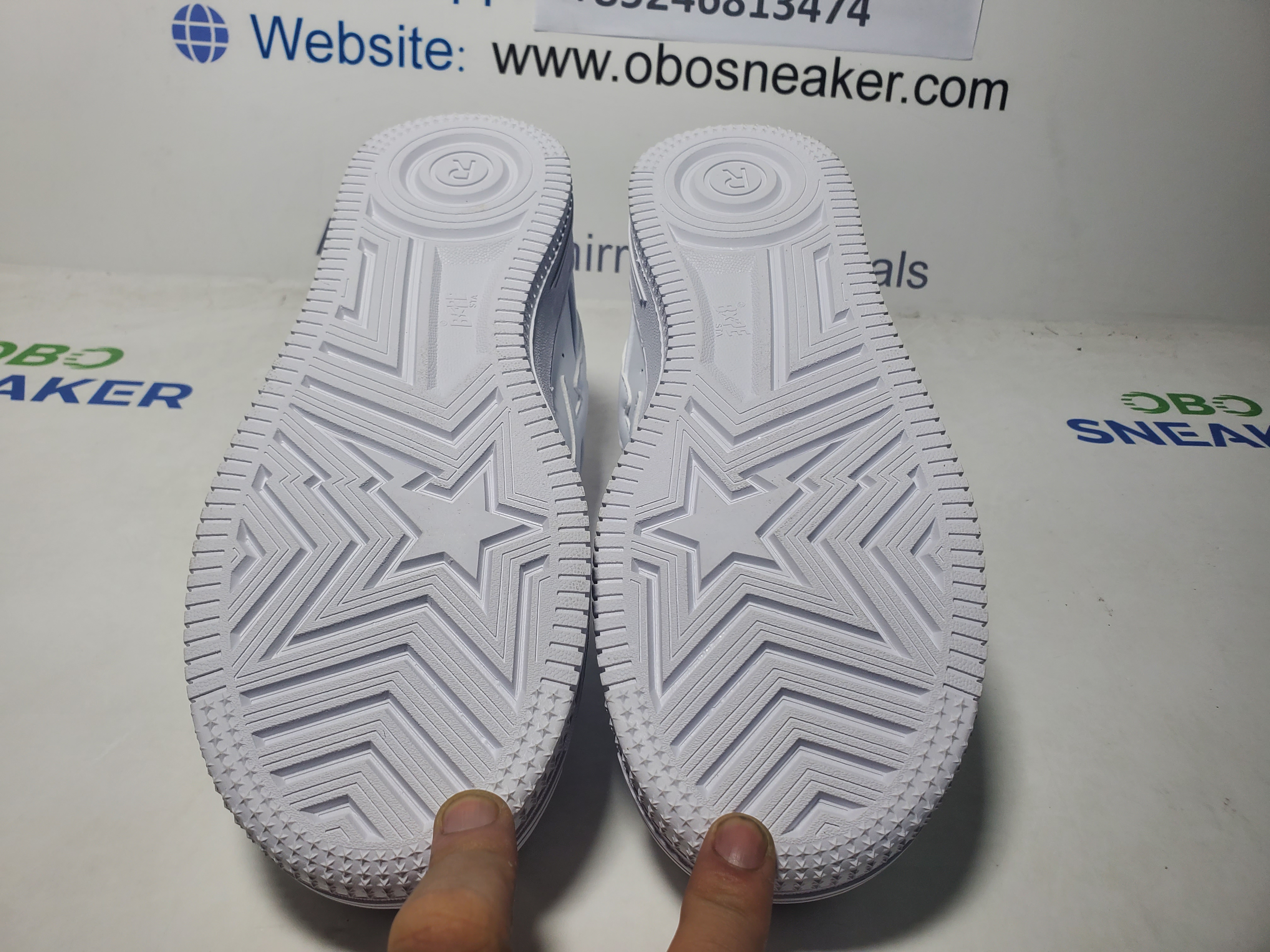 A Bathing Ape Bape Sta Low Triple White 1H70-191-006 review Obosneaker 04