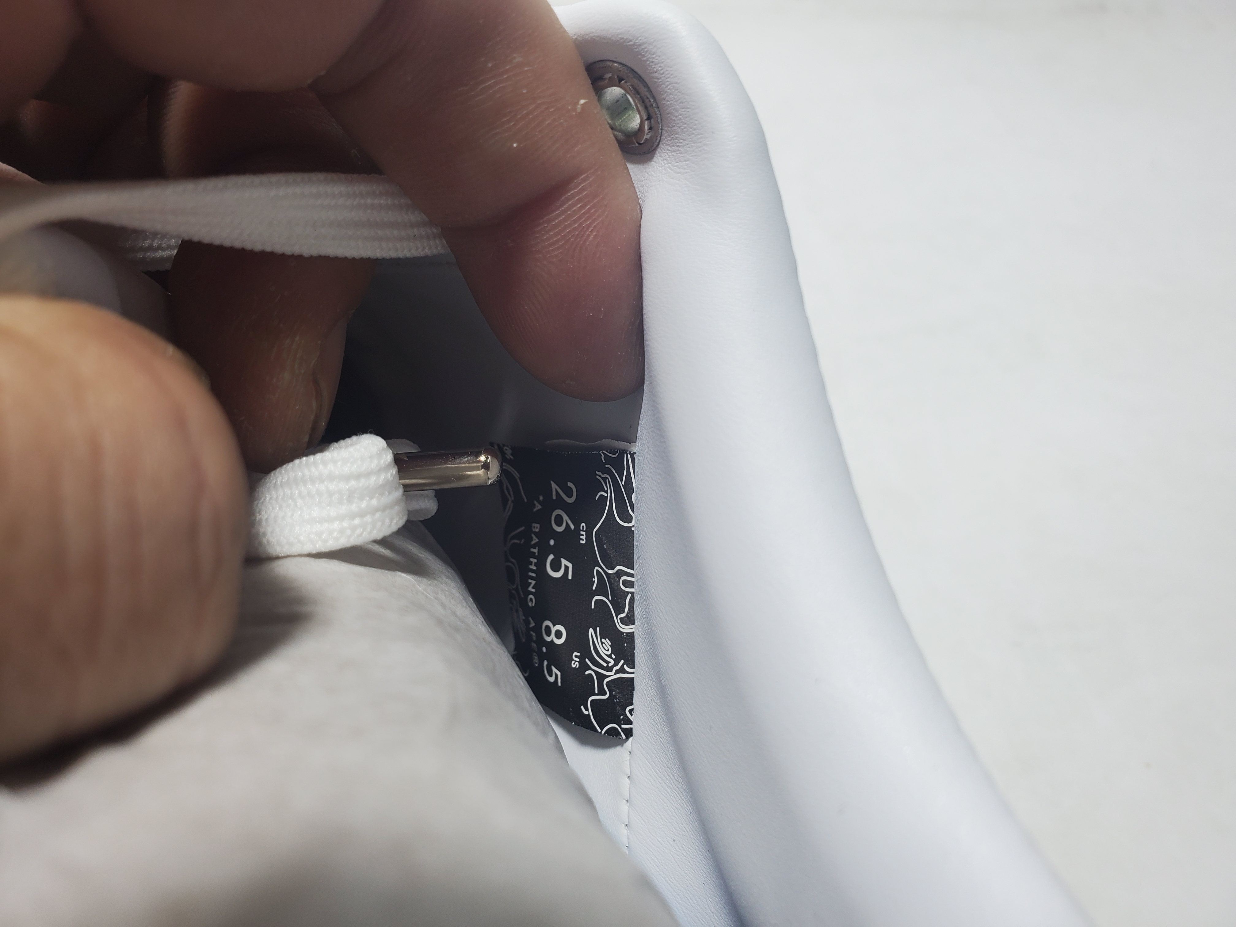 A Bathing Ape Bape Sta Low Triple White 1H70-191-006 review Obosneaker 05