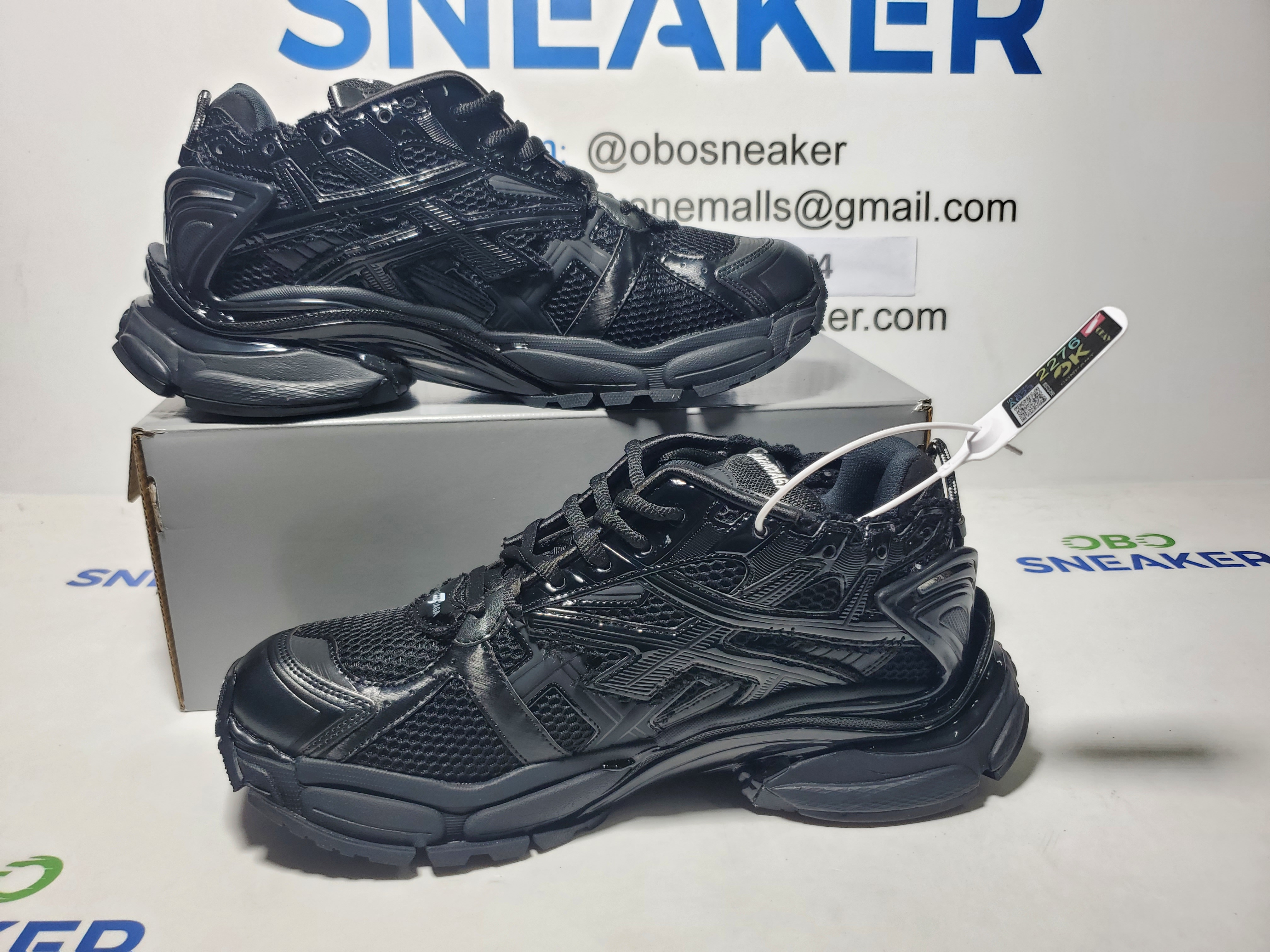 Balenciaga Runner Black 677403W3RB11000 review Obosneaker 01
