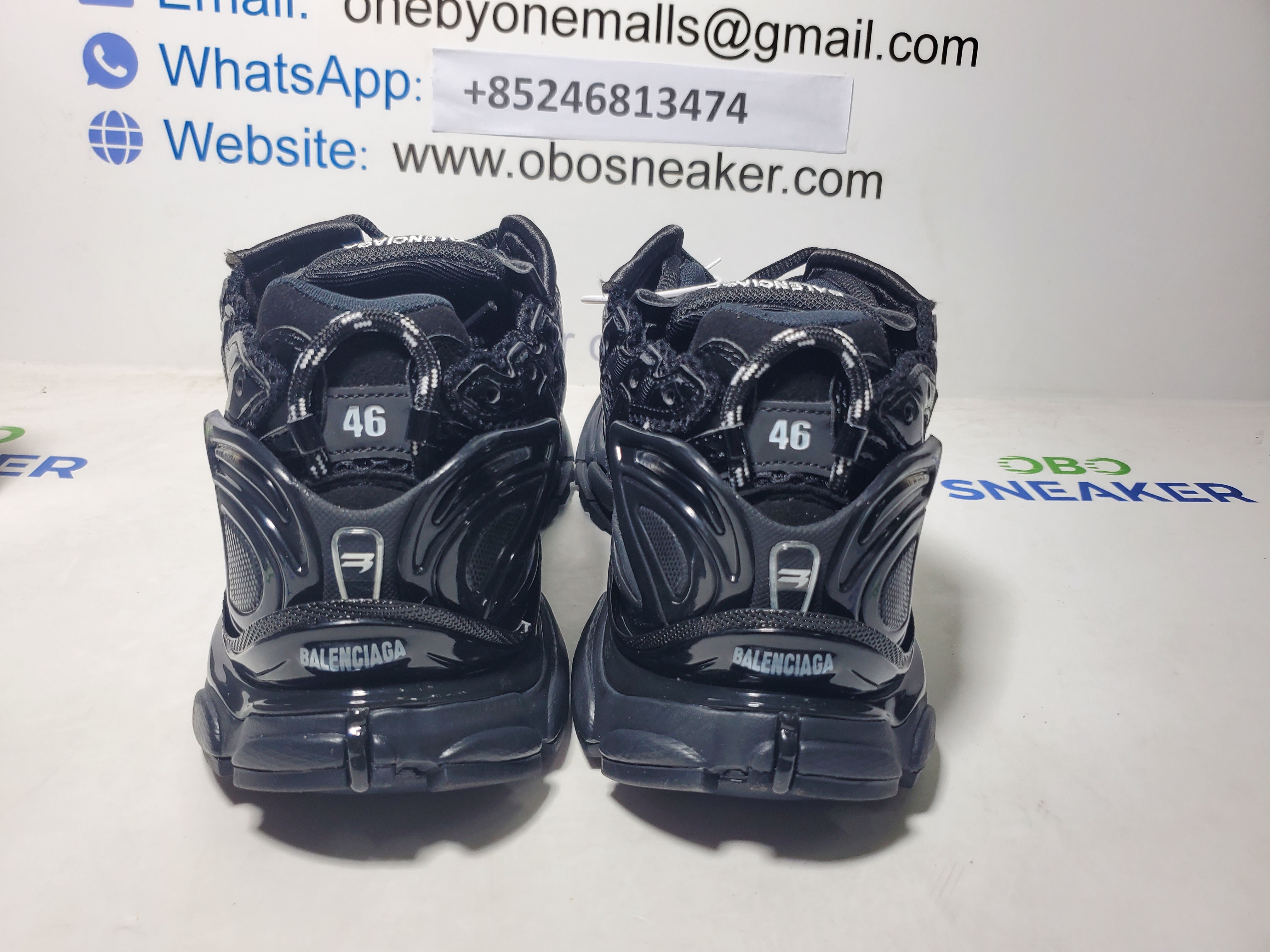 Balenciaga Runner Black 677403W3RB11000 review Obosneaker 02