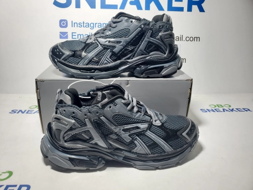 Balenciaga Runner All Black Gray 677402 W3RB2 1515 review 