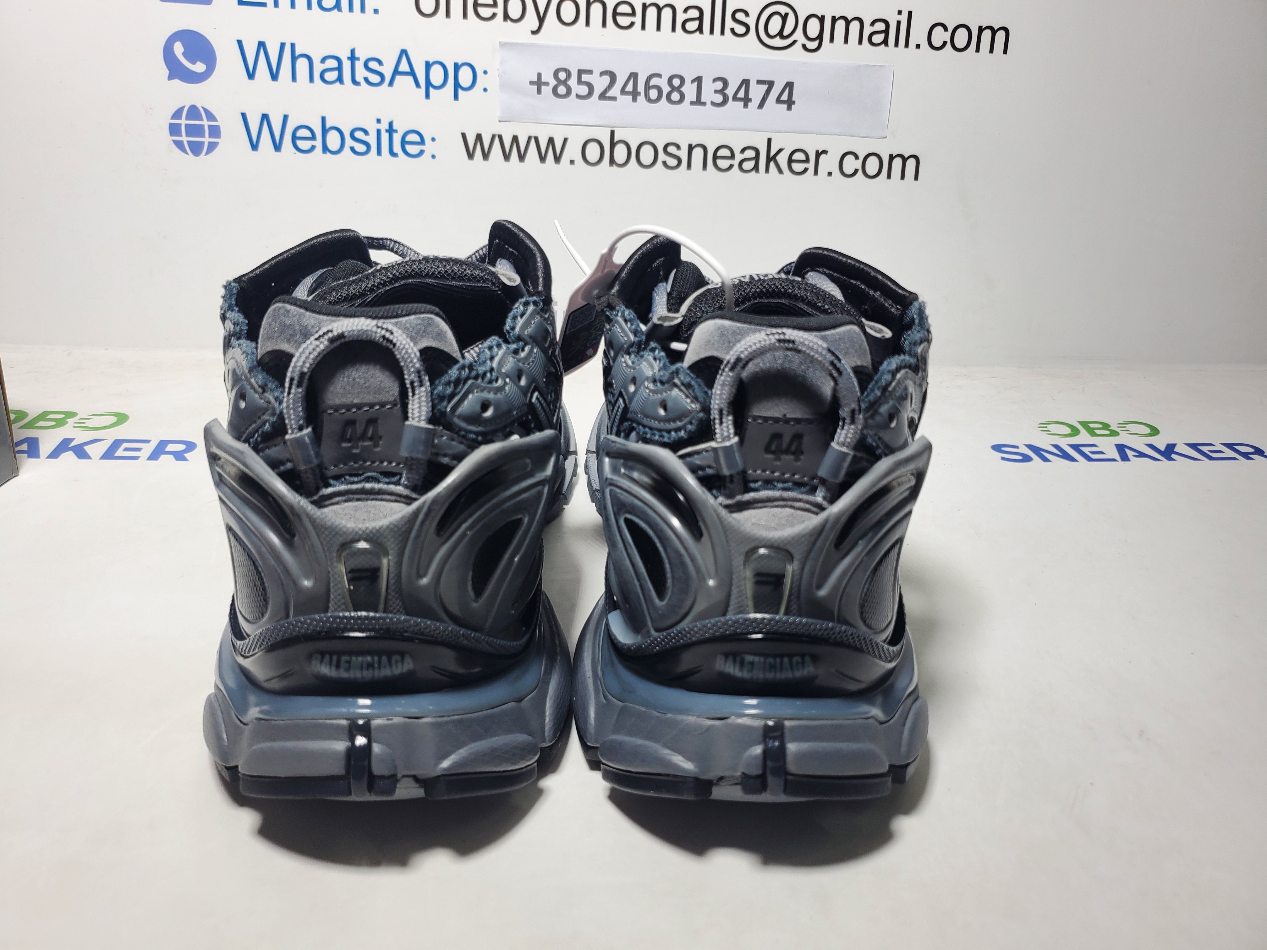 Balenciaga Runner All Black Gray 677402 W3RB2 1515 review Obosneaker 02