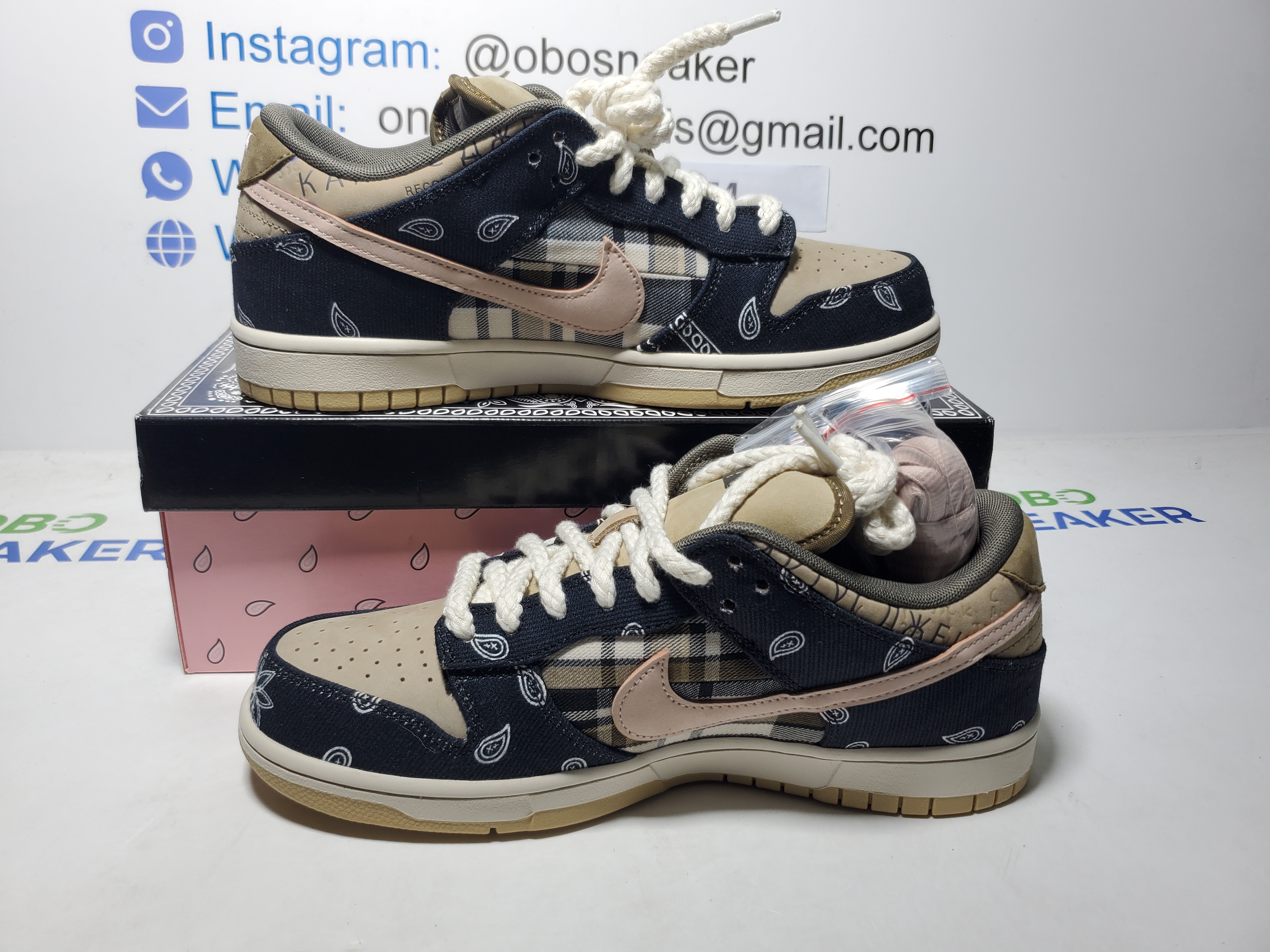 【Special Sale】Top Version Travis Scott x Nike SB Dunk Low Paisley CT5053-001 review Obosneaker 01