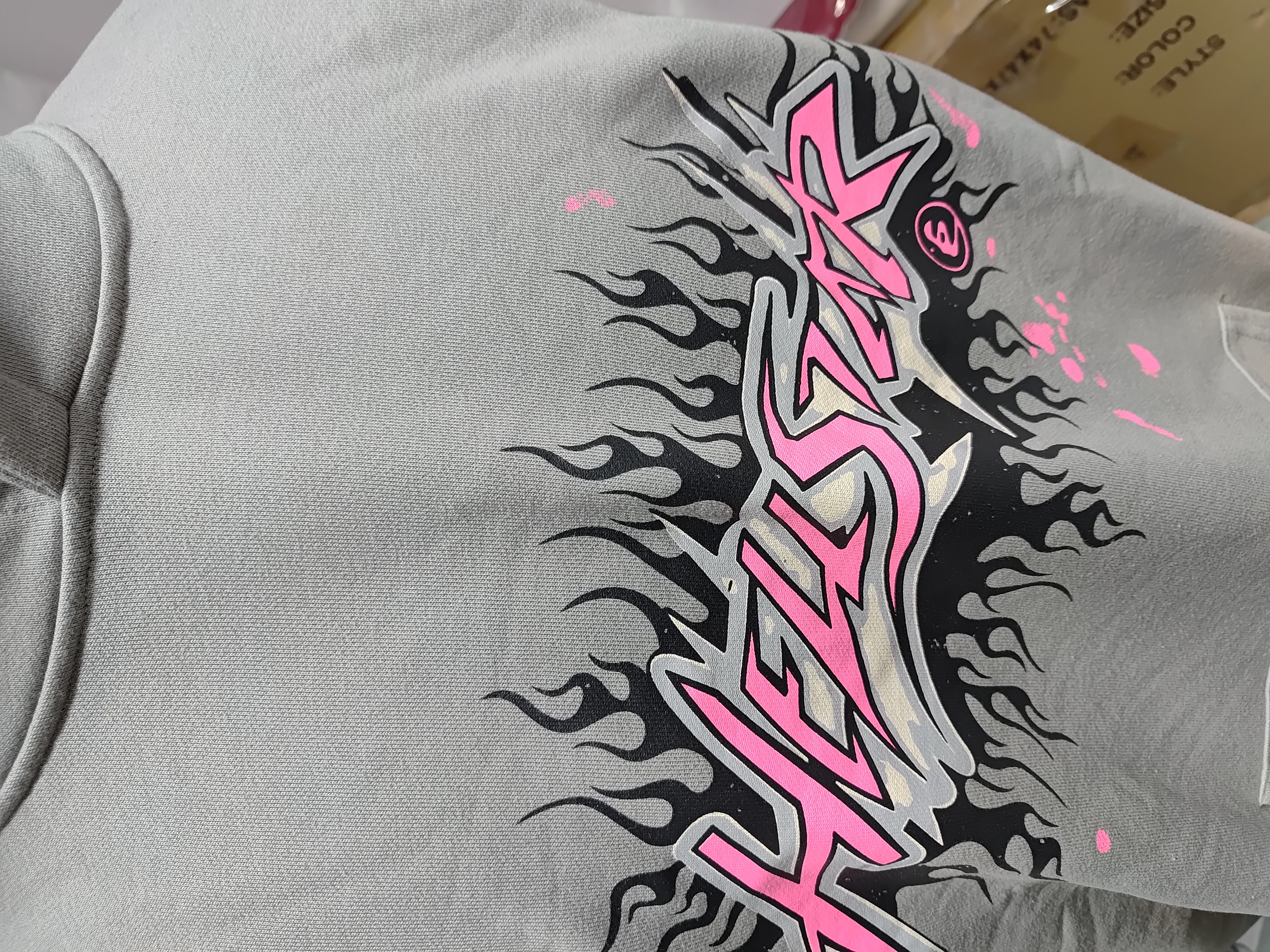 Hellstar Future Flame Hoodie Grey review Obosneaker 02