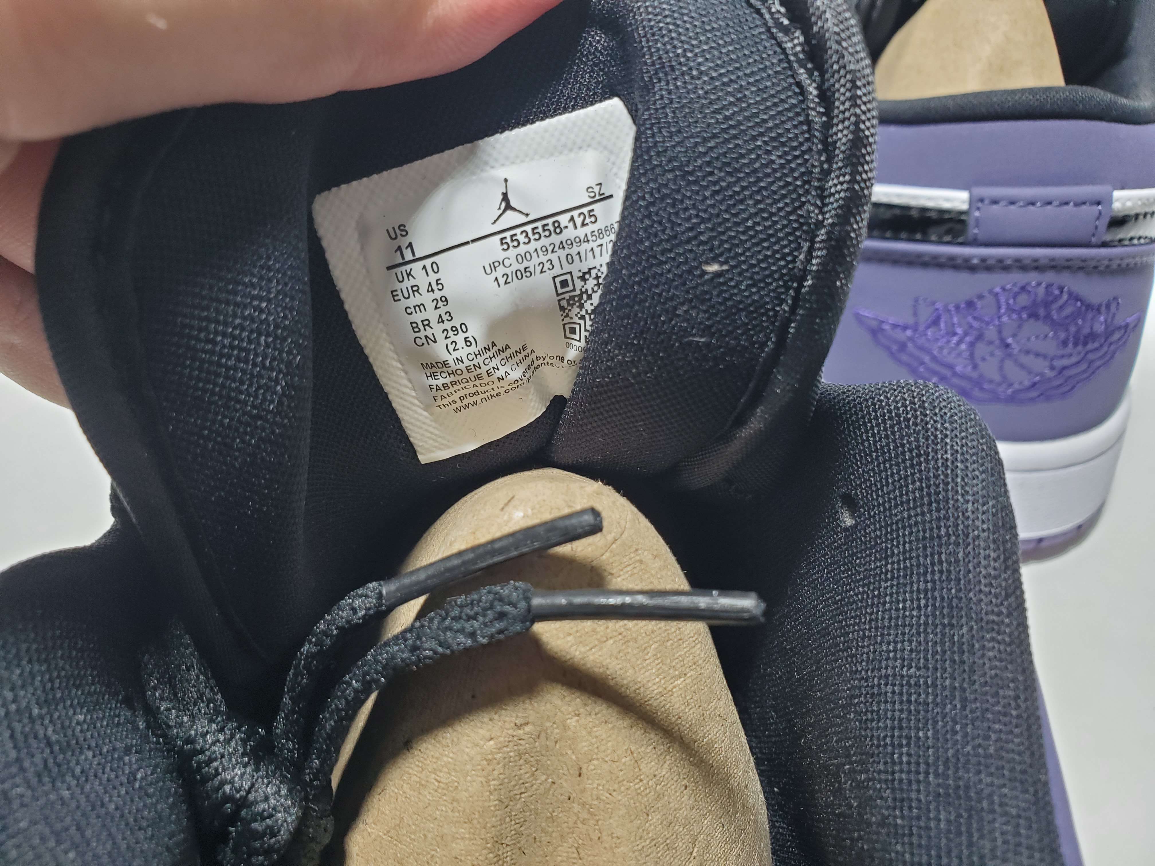 Air Jordan 1 Low Court Purple 553558-125 review Obosneaker 02