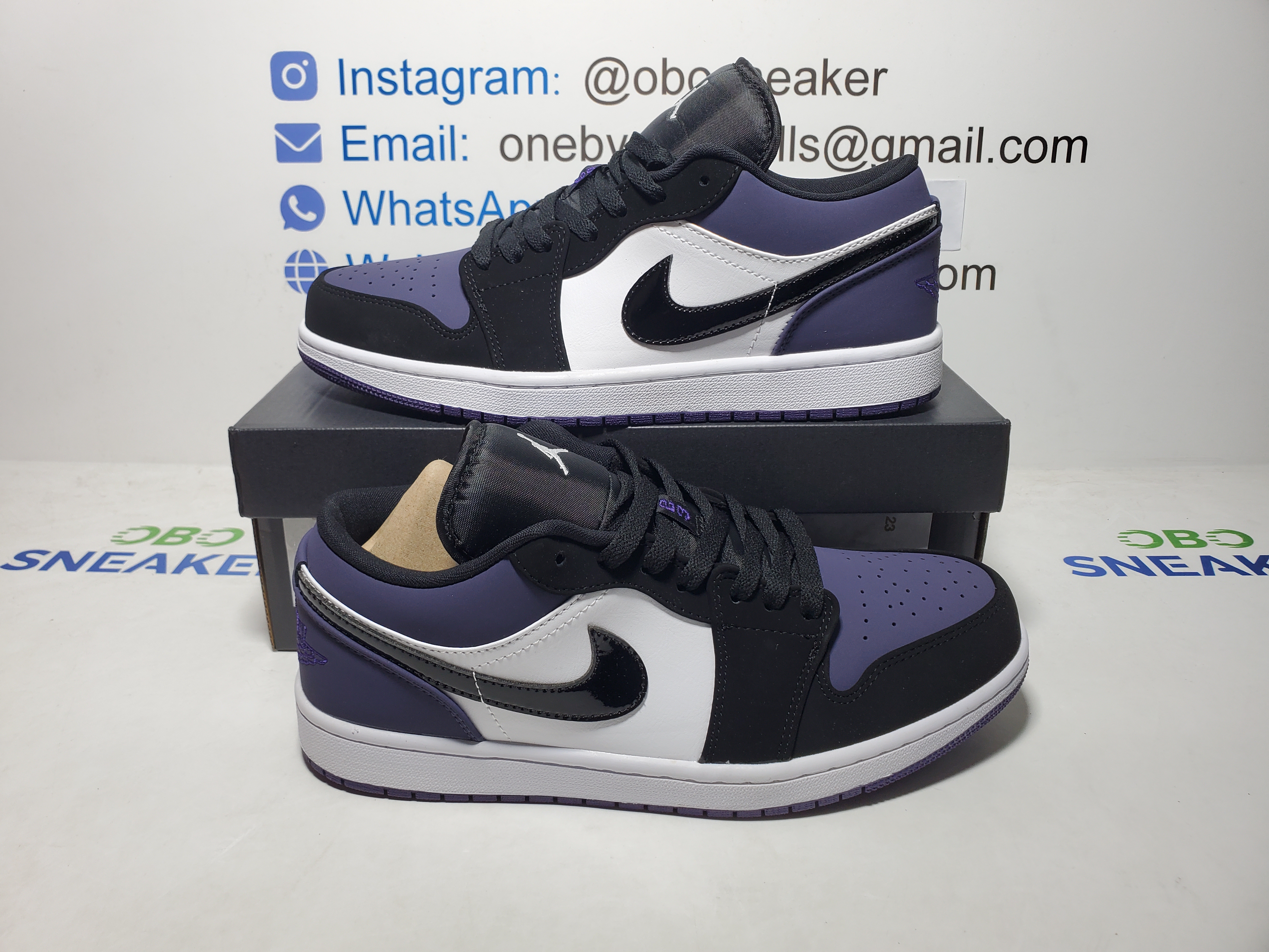 Air Jordan 1 Low Court Purple 553558-125 review Obosneaker 05
