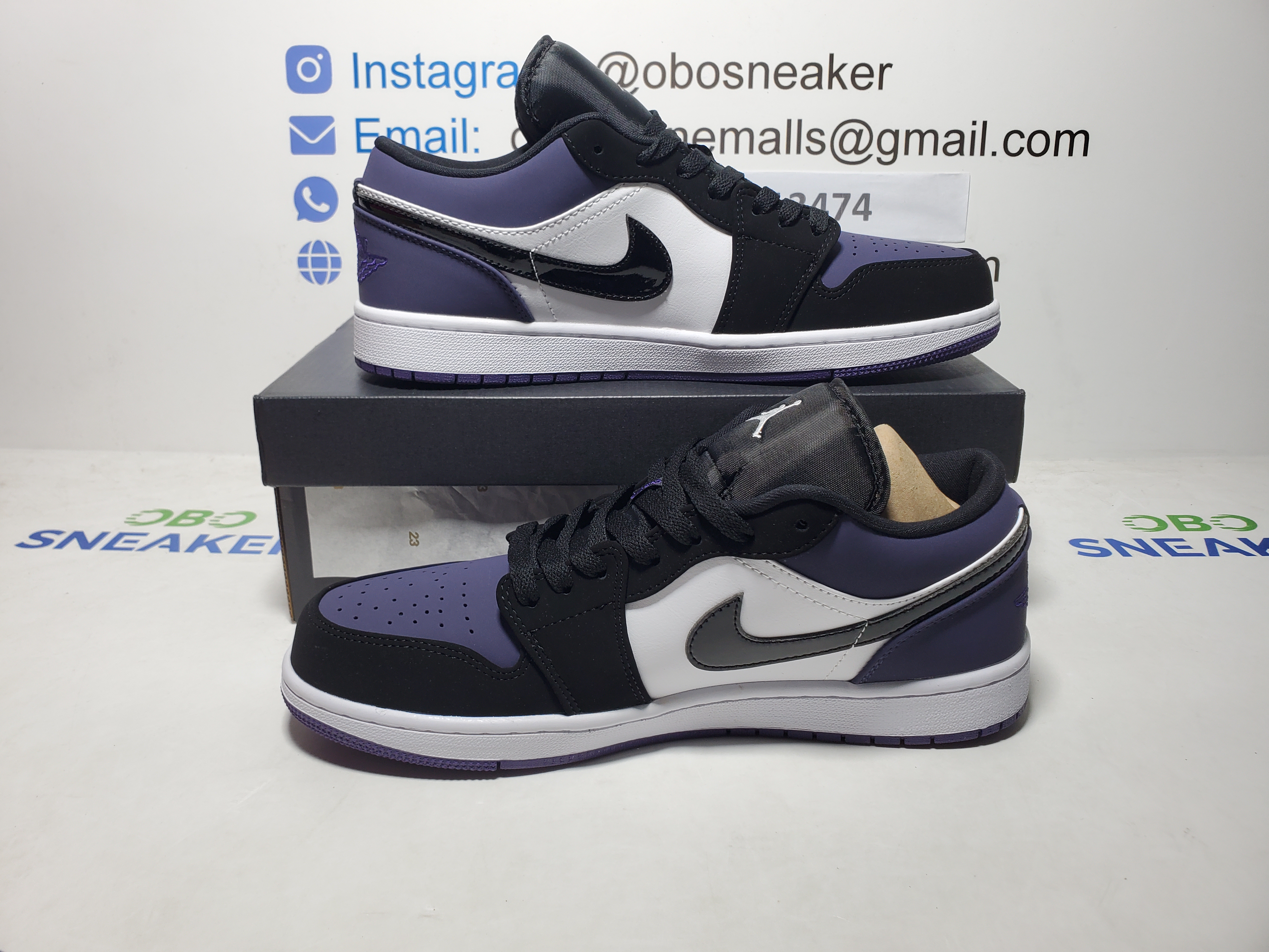 Air Jordan 1 Low Court Purple 553558-125 review Obosneaker 00