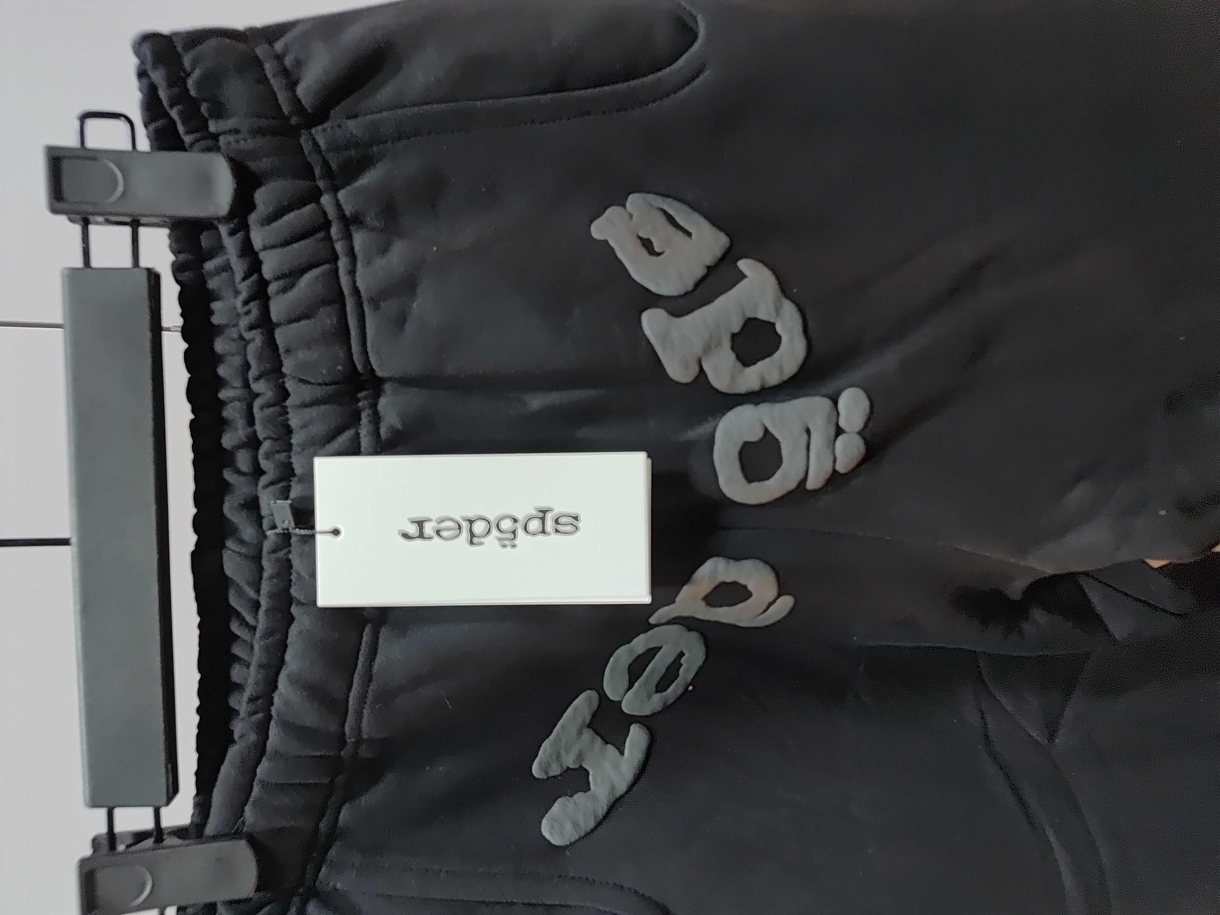 Sp5der Phantom Web Hoodie & Sweatpant Set Black review Obosneaker 06