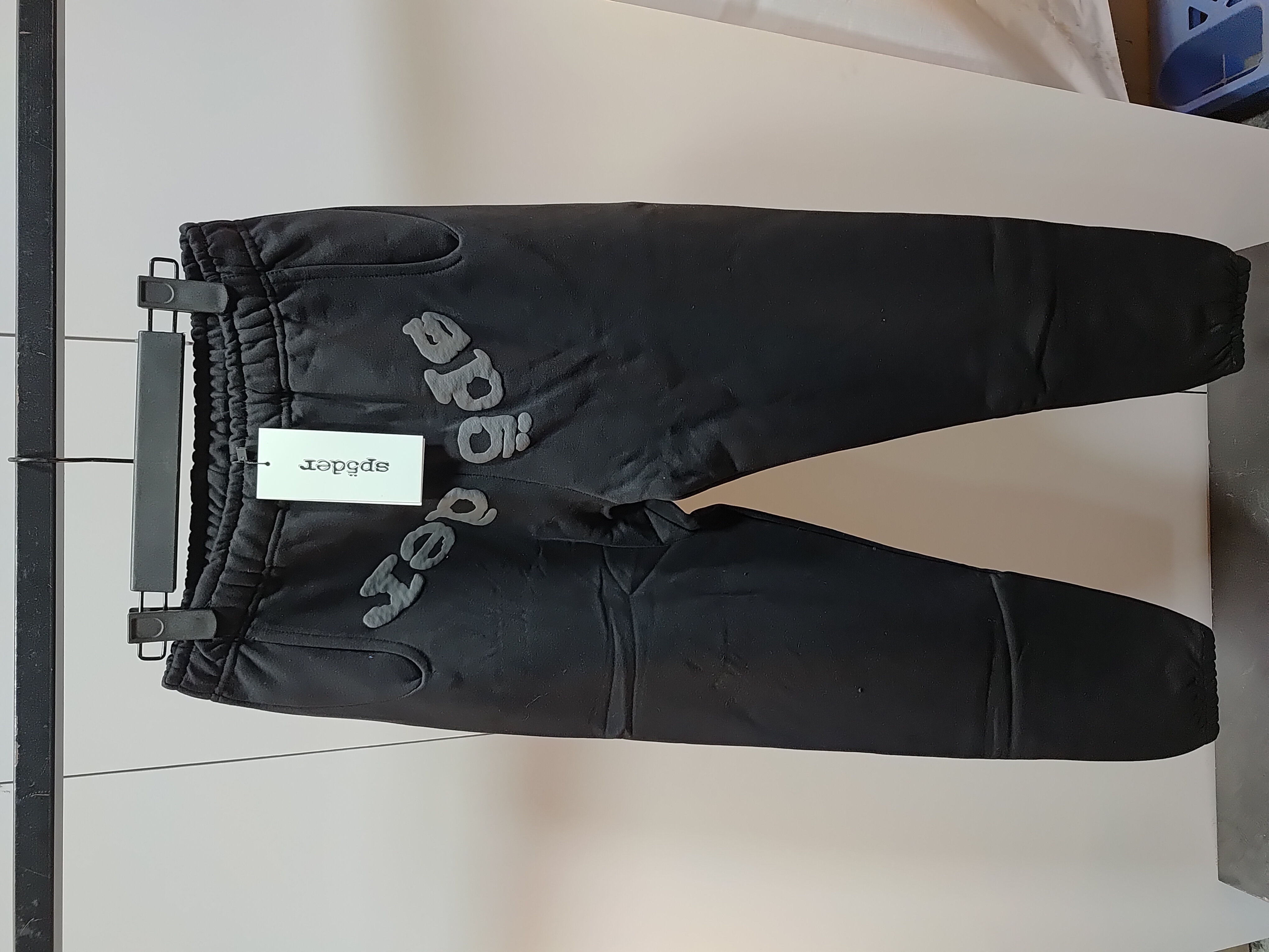 Sp5der Phantom Web Hoodie & Sweatpant Set Black review Obosneaker 04