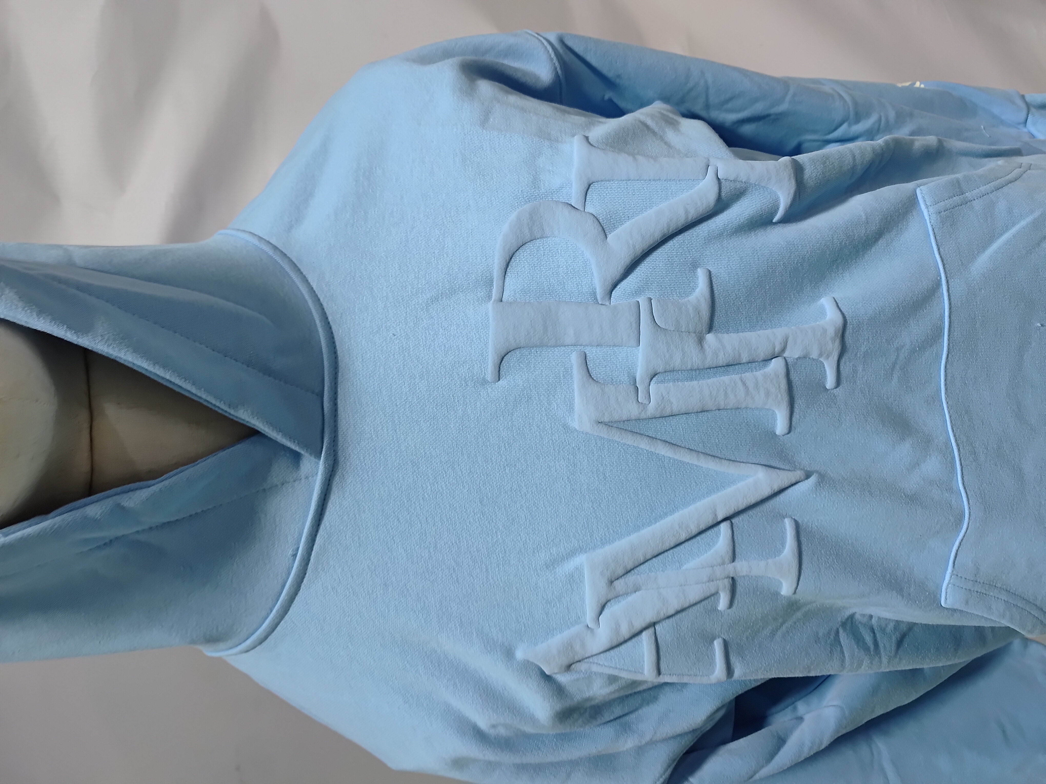 AMIRI Staggered Logo Hoodie #9273 Pure Black/Apricot/Black White/Green/Sky Blue/White review Obosneaker 02