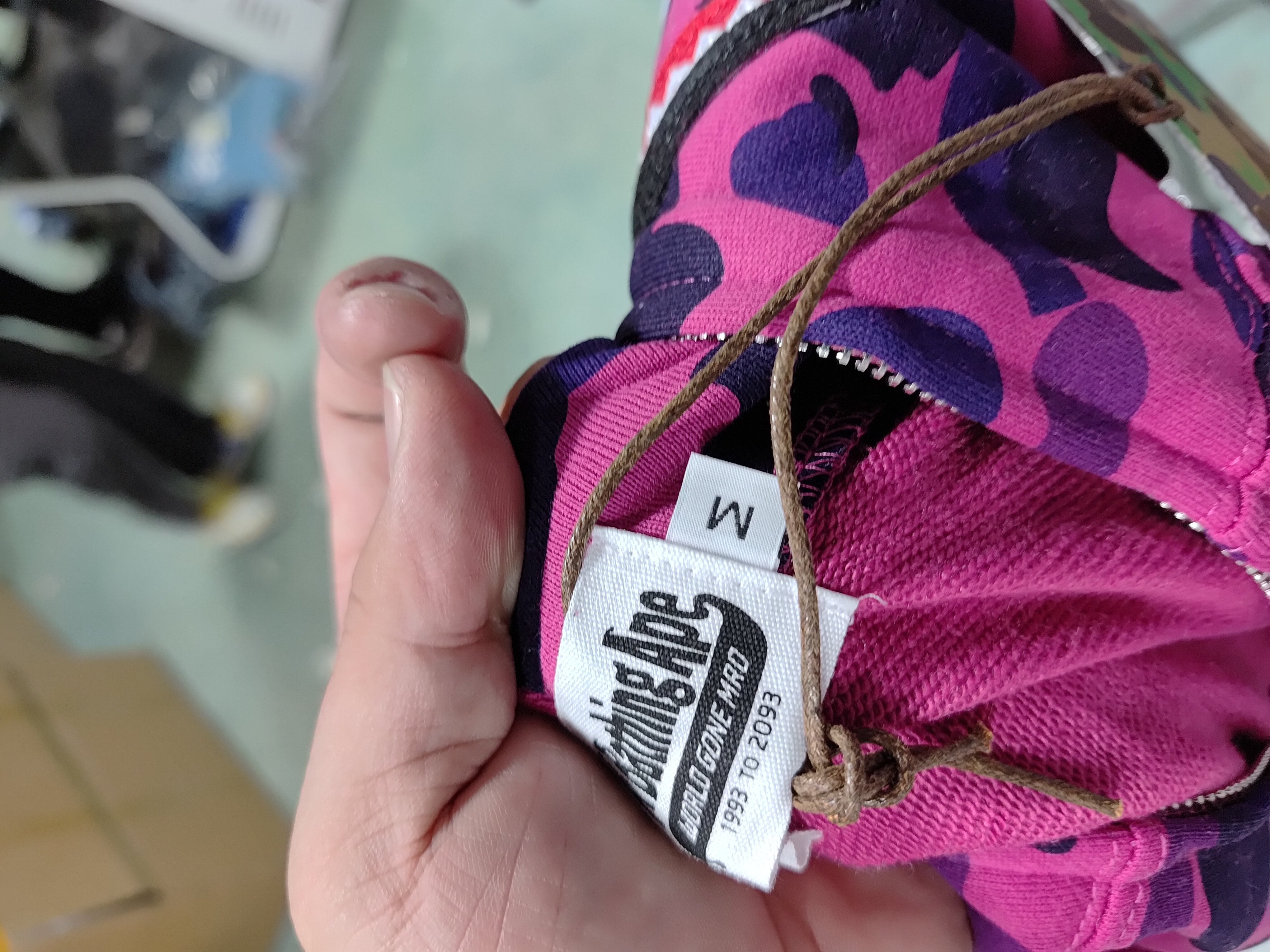 OBO  BAPE Color Camo Shark Zip Hoodie Purple review Obosneaker 01