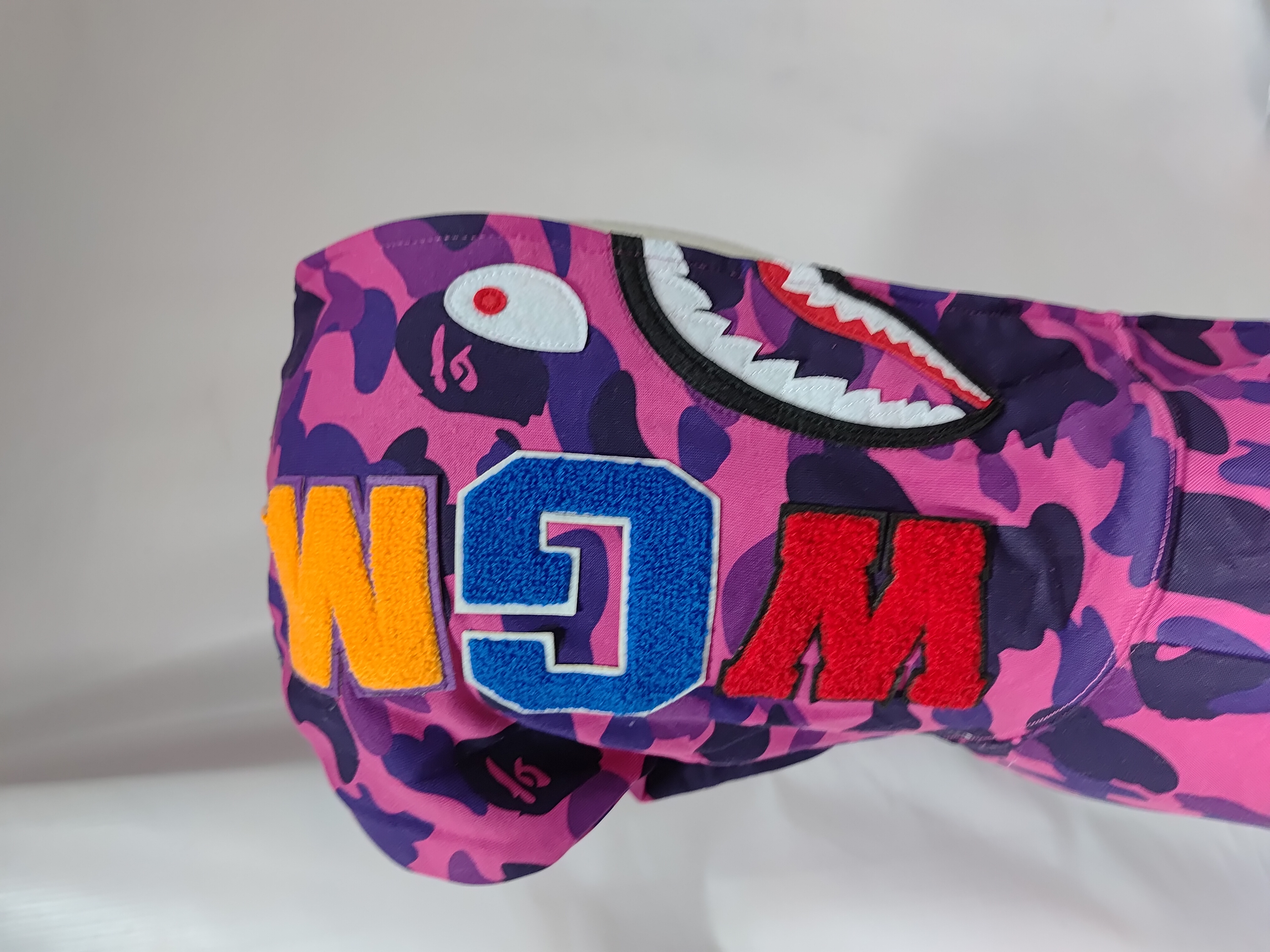 OBO  BAPE Color Camo Shark Zip Hoodie Purple review Obosneaker 04
