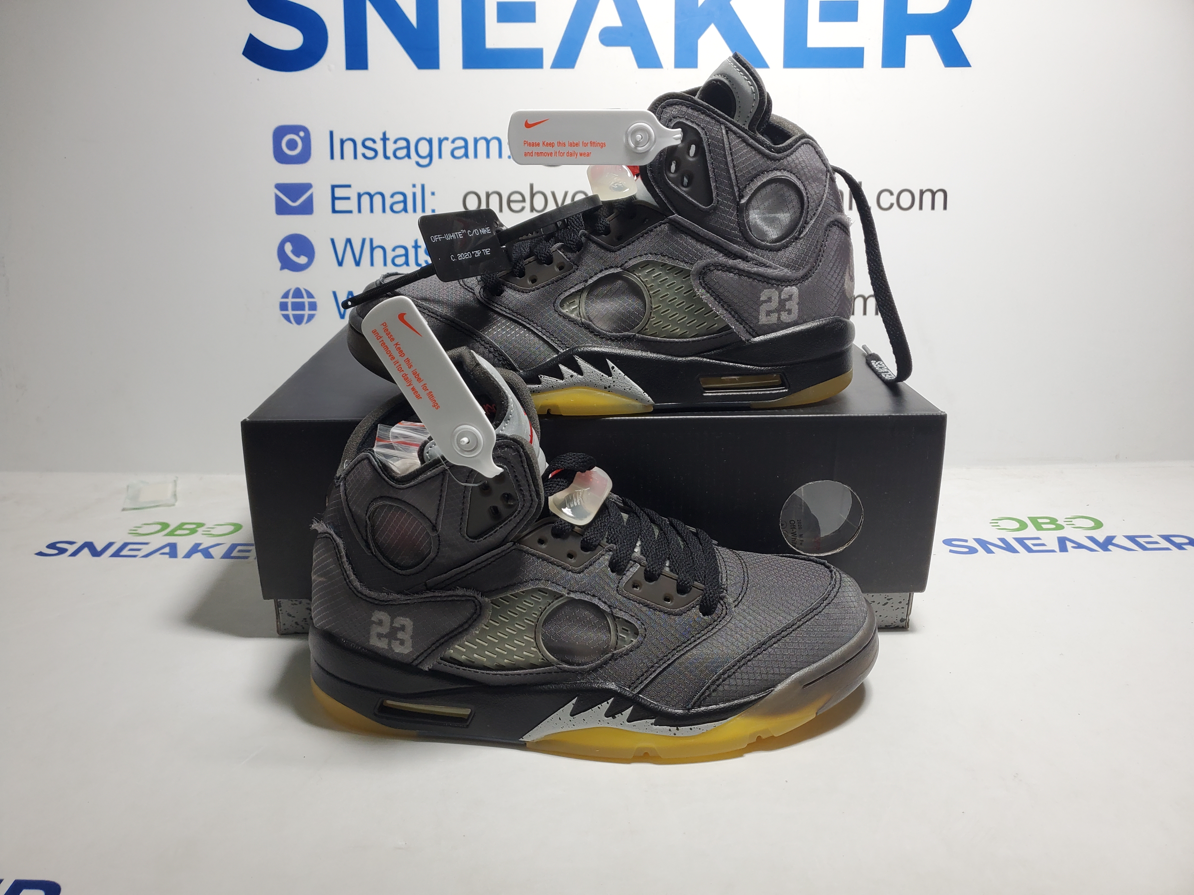 Air  Jordan 5 Retro Off-White Muslin CT8480-001 review Obosneaker 03