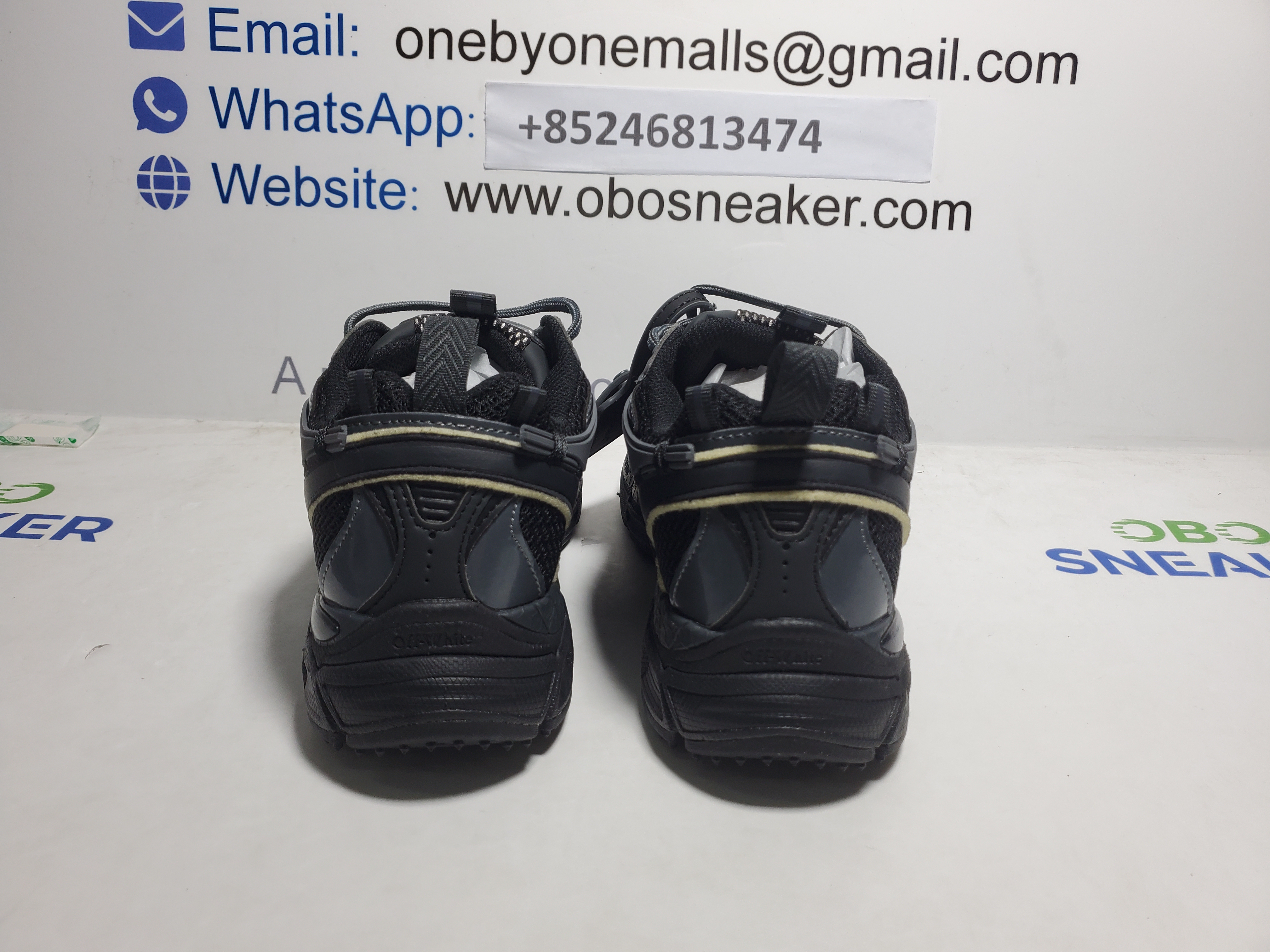 OFF-WHITE Be Right Back Black  OMIA295C99 FAB00 11010 review Obosneaker 01