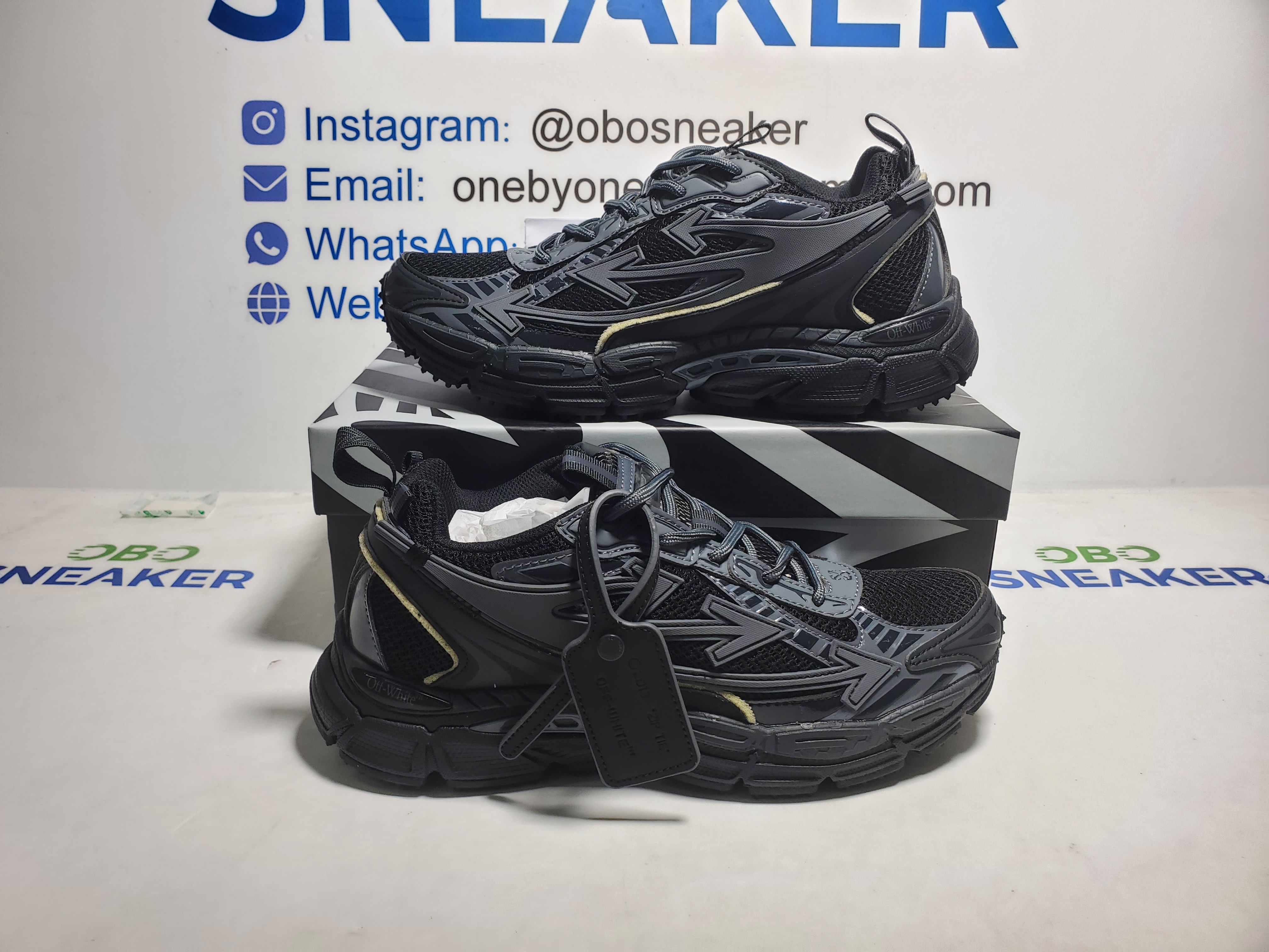 OFF-WHITE Be Right Back Black  OMIA295C99 FAB00 11010 review Obosneaker 05