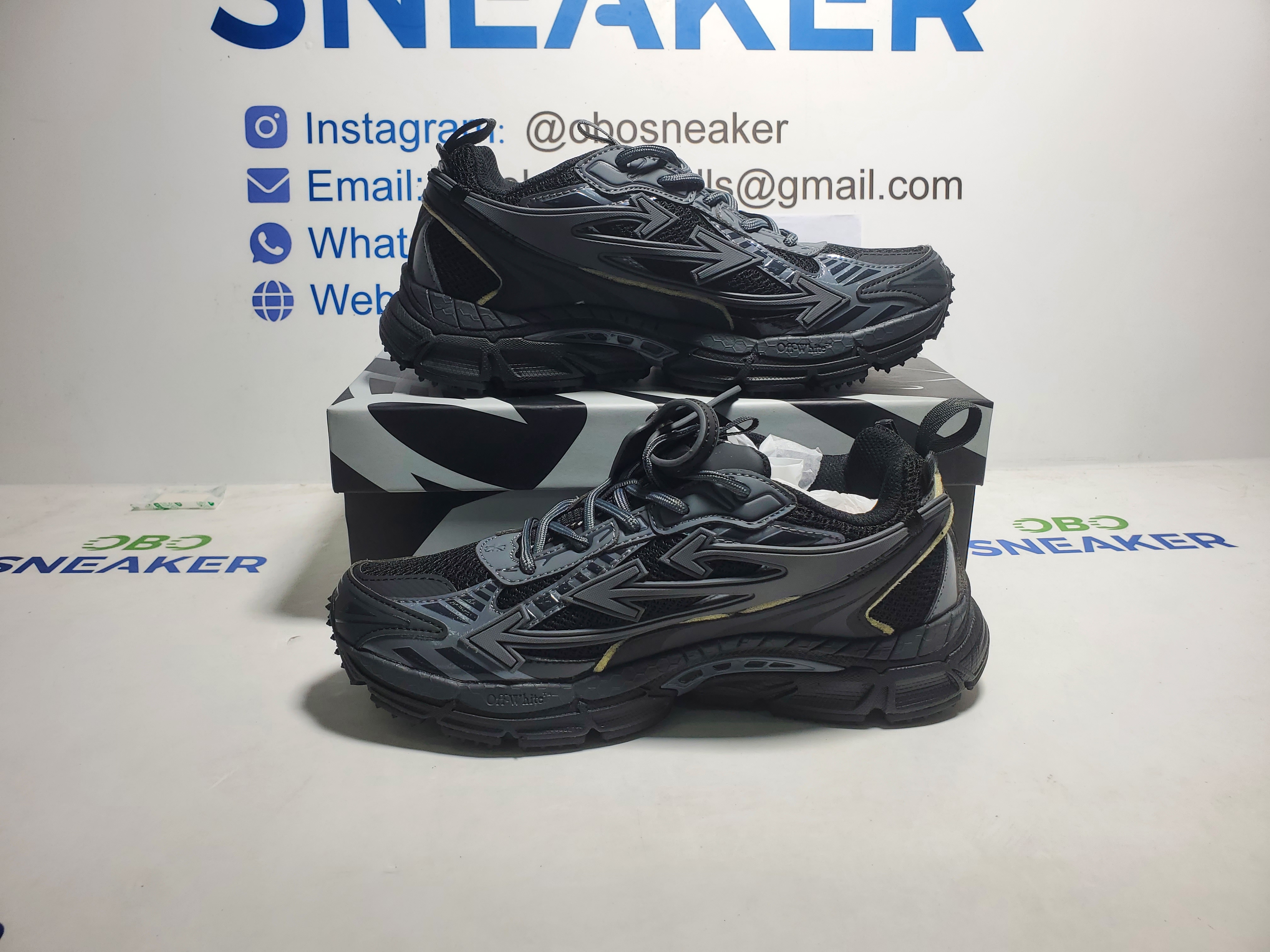 OFF-WHITE Be Right Back Black  OMIA295C99 FAB00 11010 review Obosneaker 00