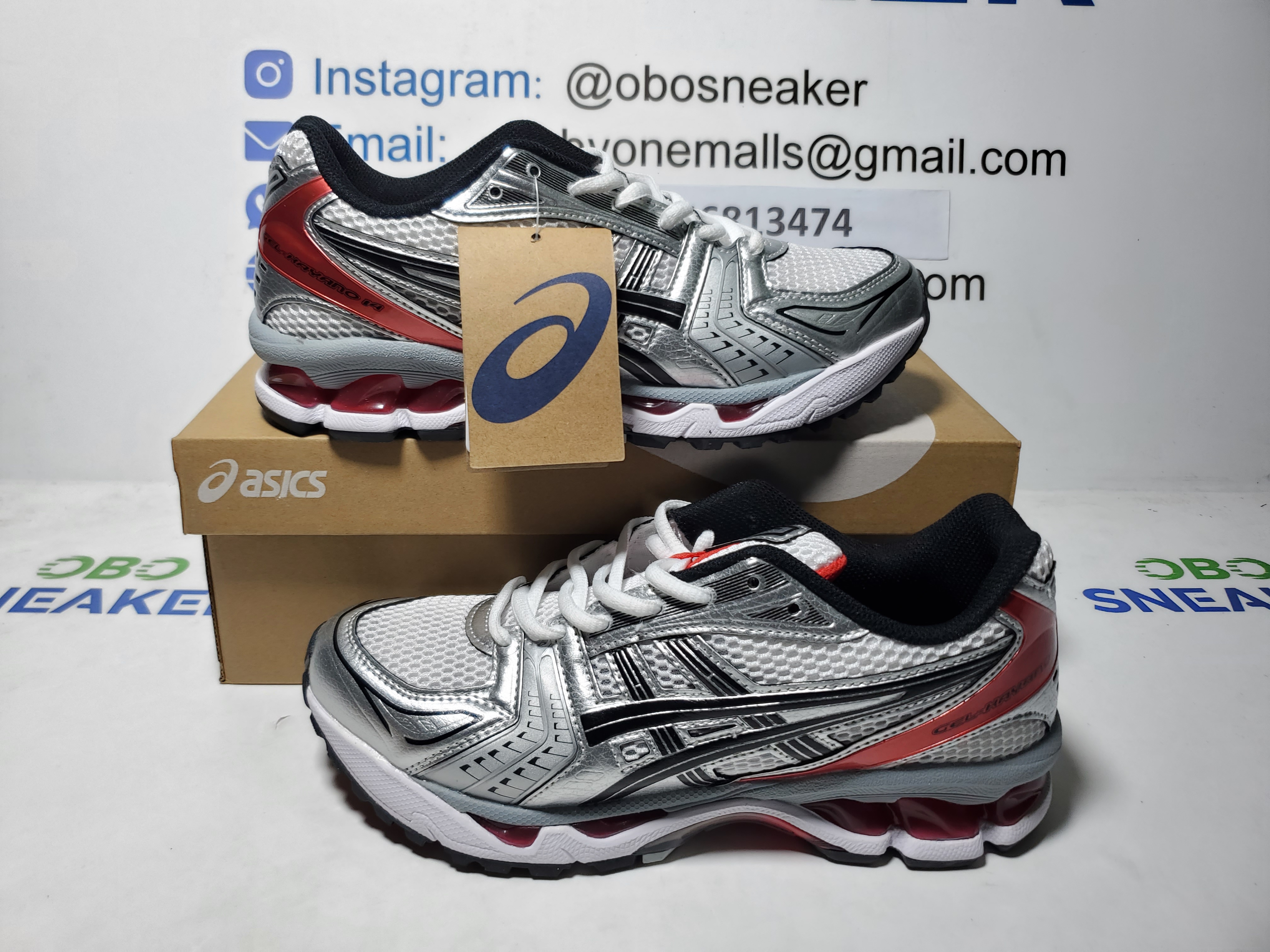 ASICS Gel-Kayano 14 White Classic Red 1201A019-103 review Obosneaker 00