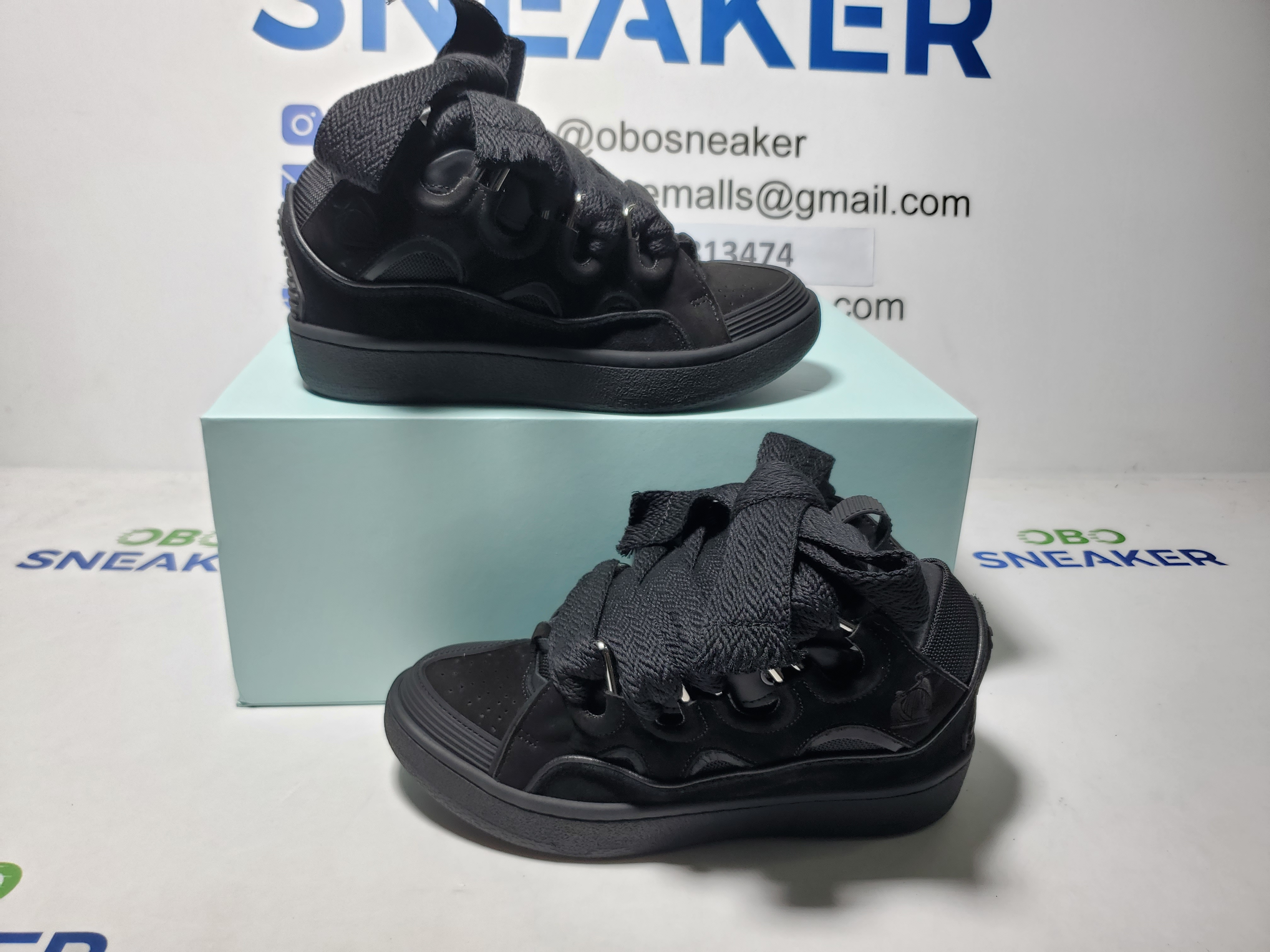 Lanvin Curb Sneaker Black review Obosneaker 01