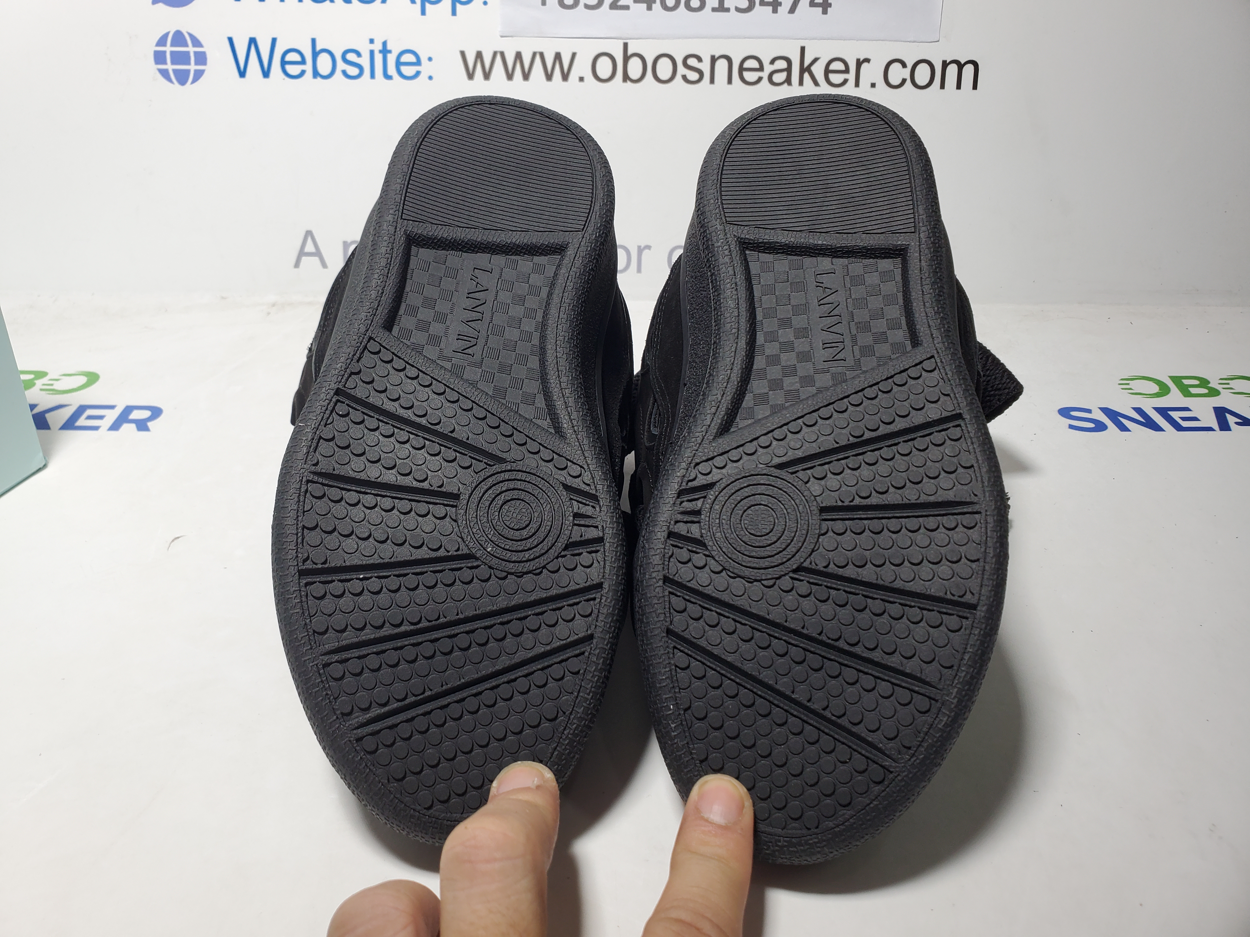 Lanvin Curb Sneaker Black review Obosneaker 04