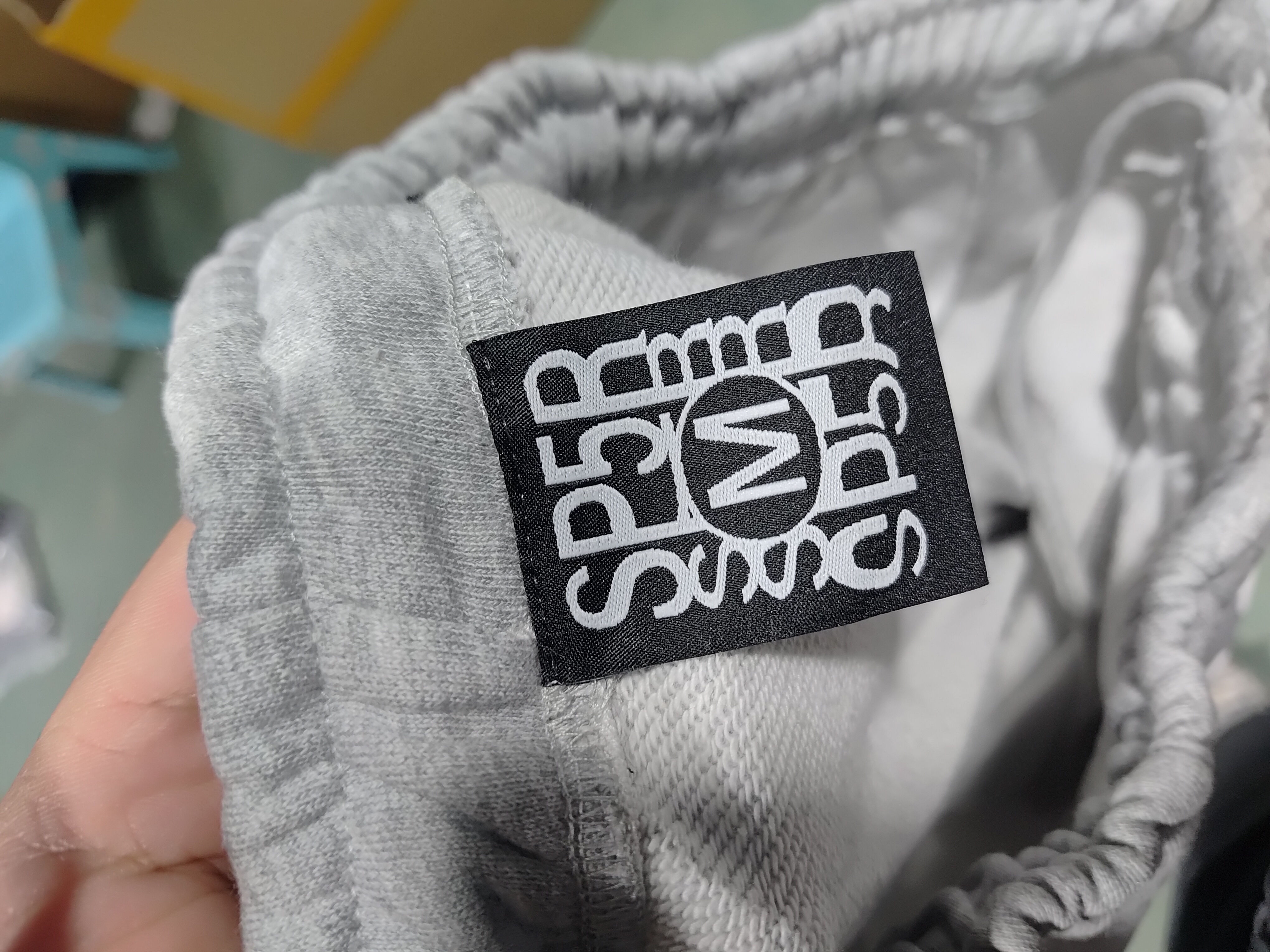 Sp5der OG Web Hoodie & Sweatpant Set Grey review Obosneaker 04