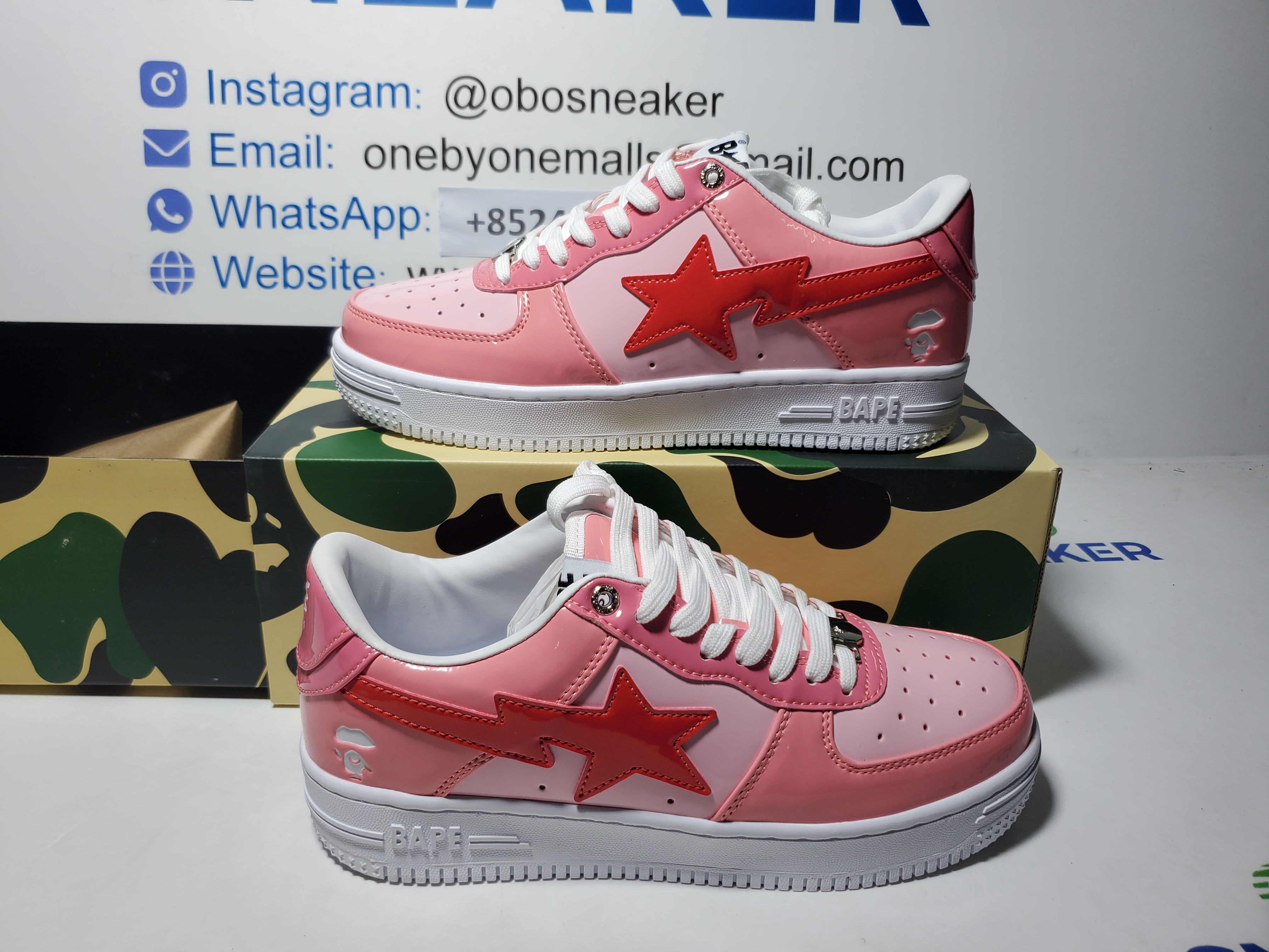 A Bathing Ape Bape Sta Low Color Camo Combo Pink 1H2-019-1046 review Obosneaker 00